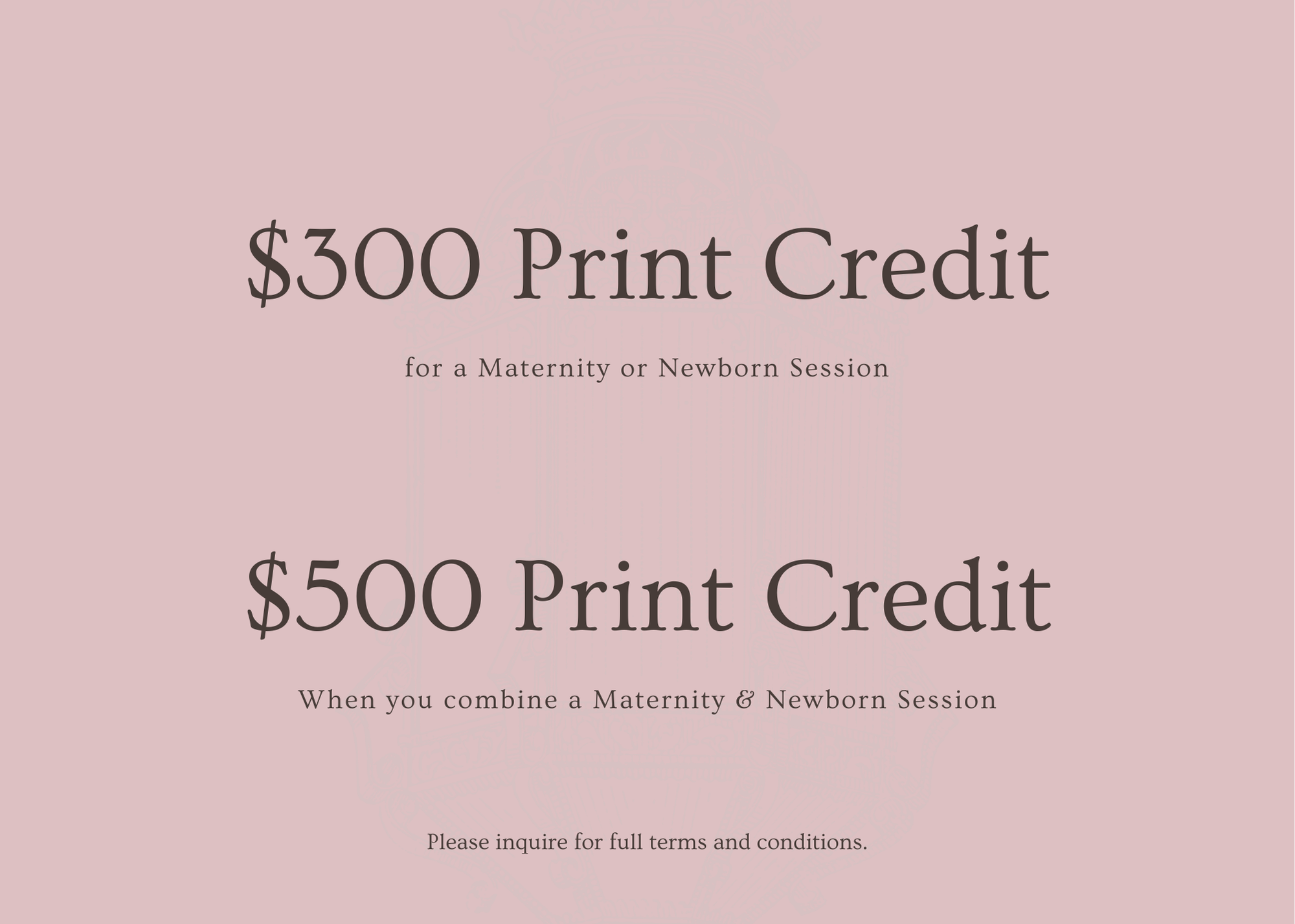A graphic about a deal for Jennifer Imus Photography, designed by The Breezy Doula.