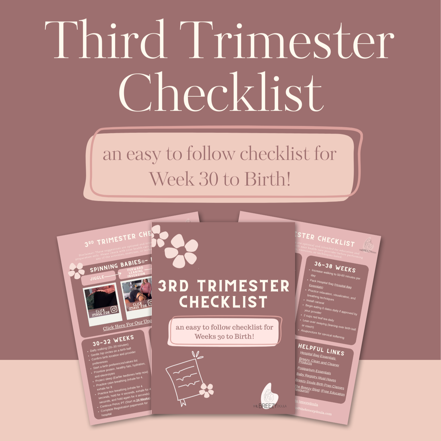Third Trimester Checklist