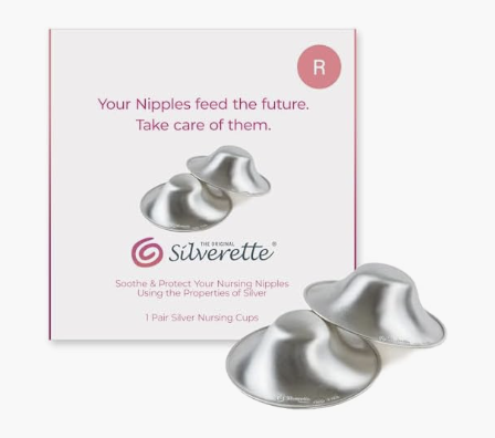 Image of SILVERETTE® The Original Silver Nursing Cups recommended by The Breezy Doula.