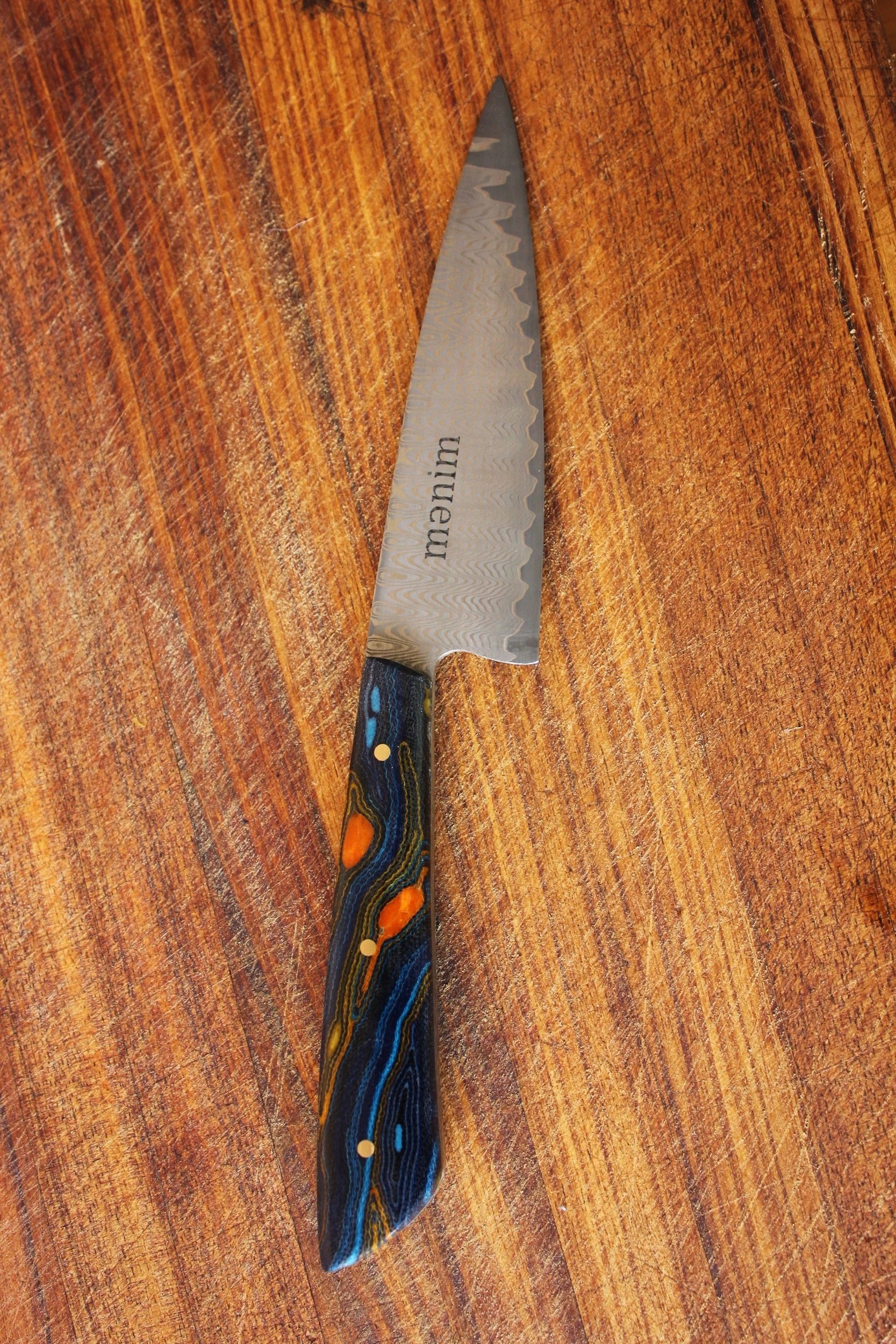 Damascus Starry Night Paring Knife