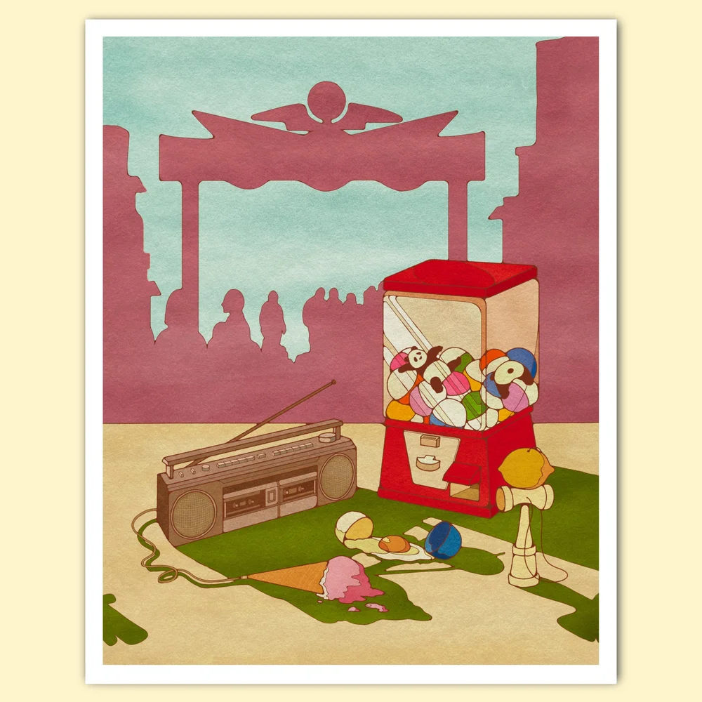 Panda Wonderland (Section L × Asami Watanabe) - Print — Asami