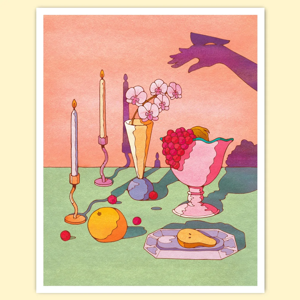 Missing Half Pear - Print — Asami Watanabe Illustration