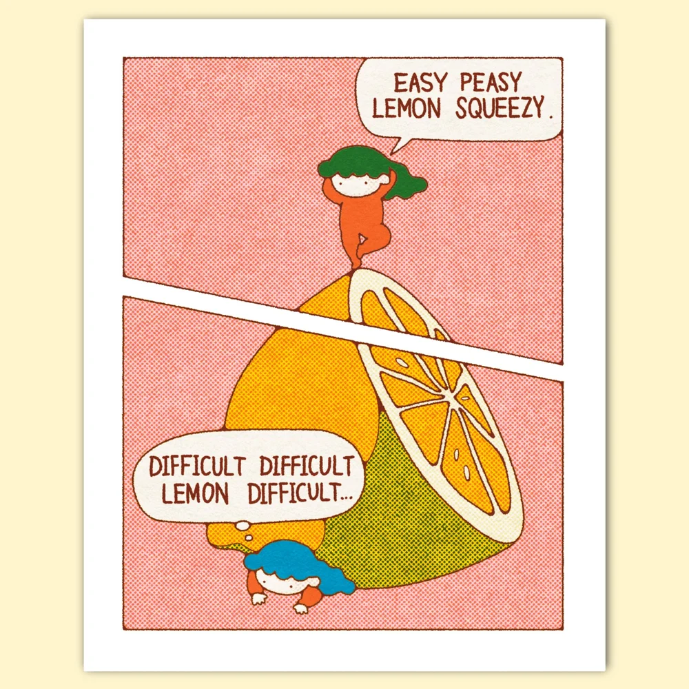 The Lemon” - Print — Asami Watanabe Illustration