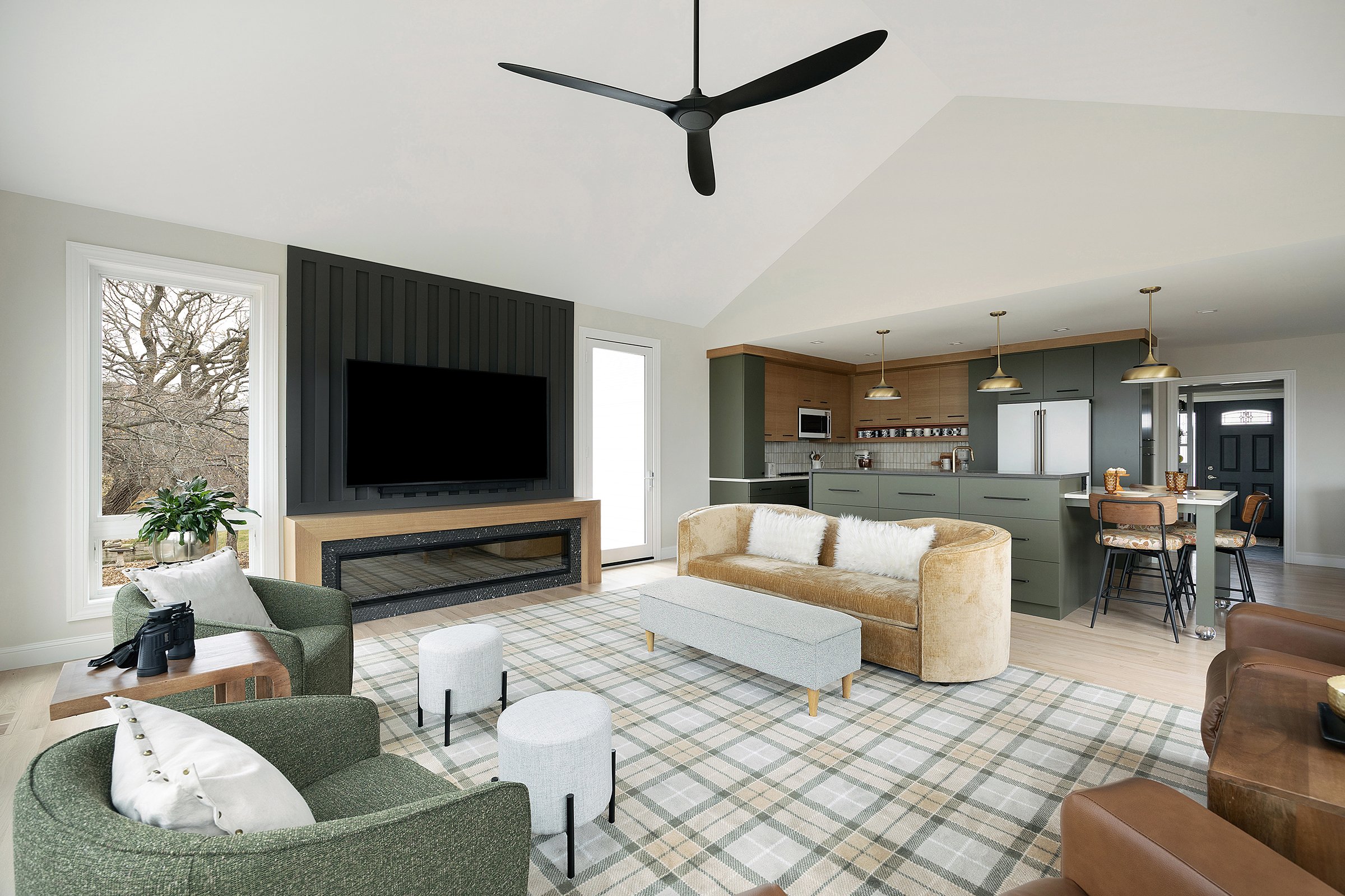 Remodeled Family Room Bloomington MN