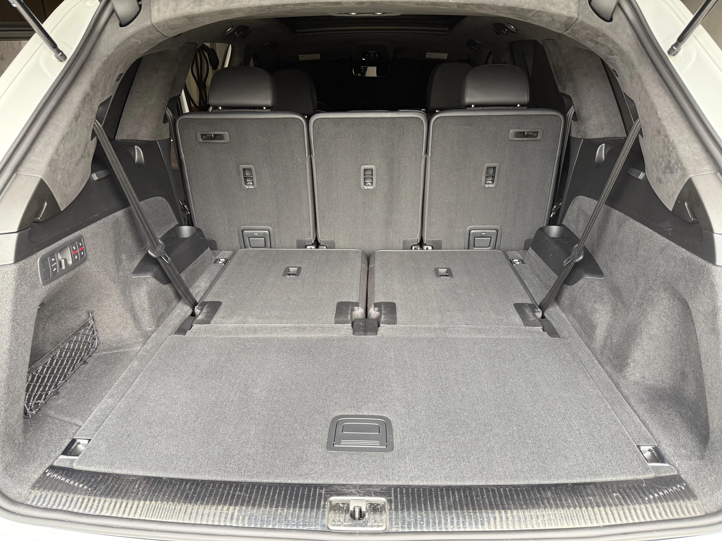 large cargo with 3rd row folded