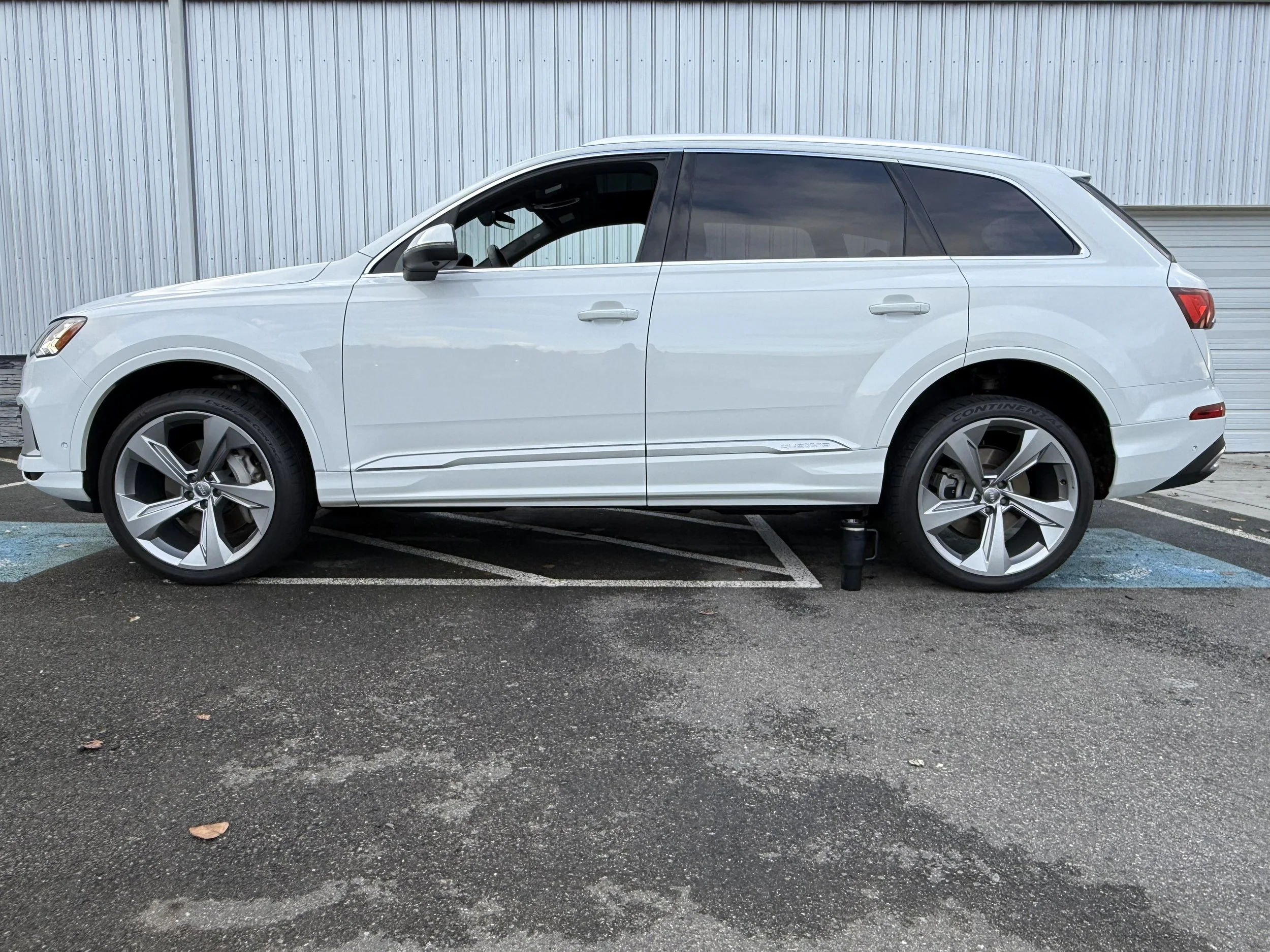 air suspension in highest (off-road) setting