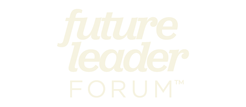 Logo for Future Leader Forum with stylized text