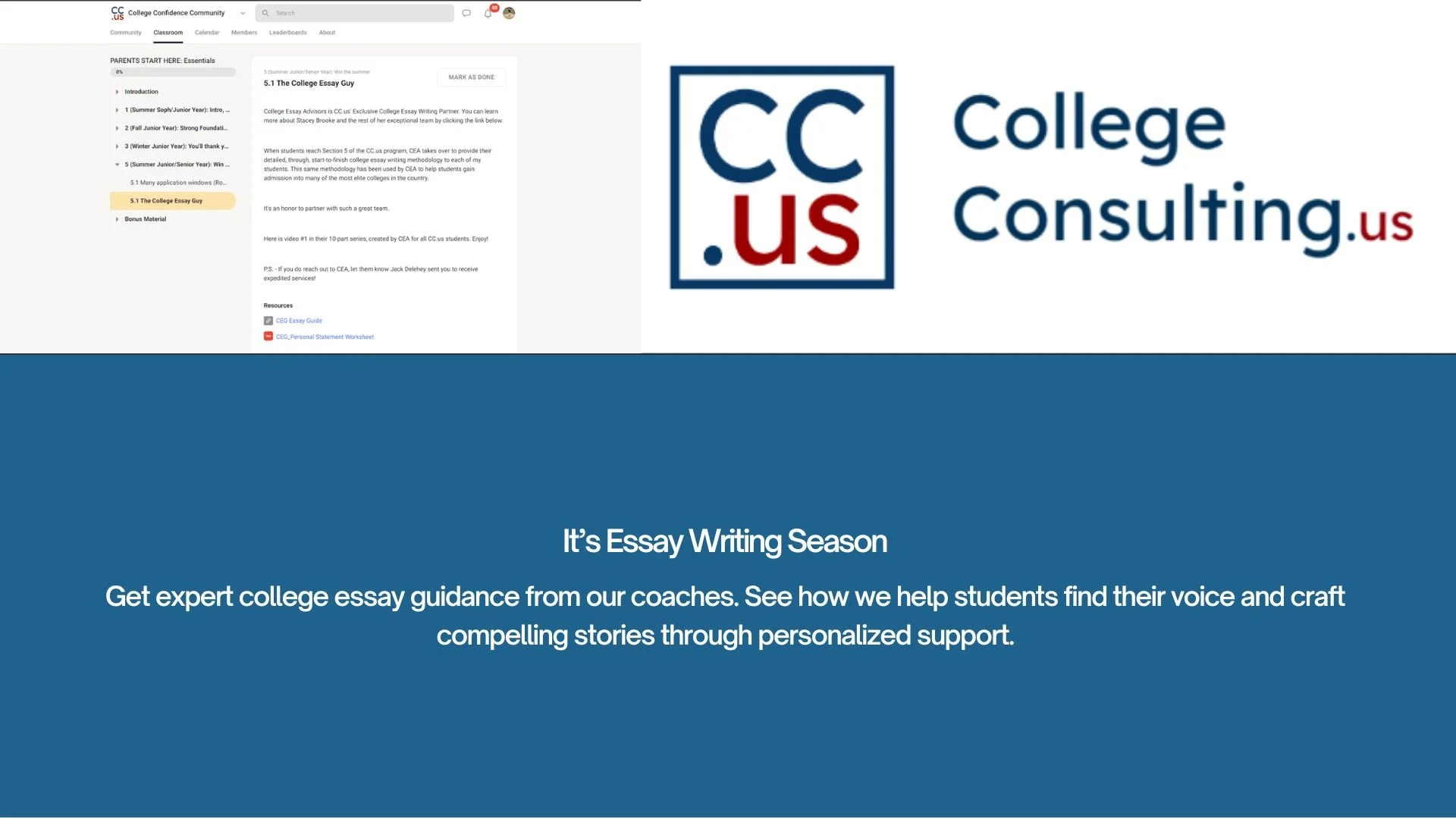It’s Essay Writing Season
