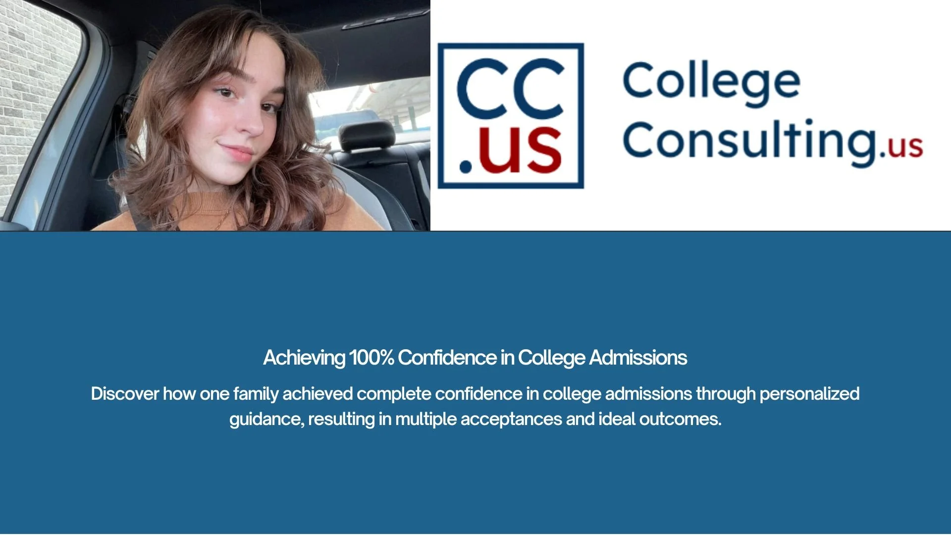 How to Achieve 100% Confidence in College Admissions, Actually