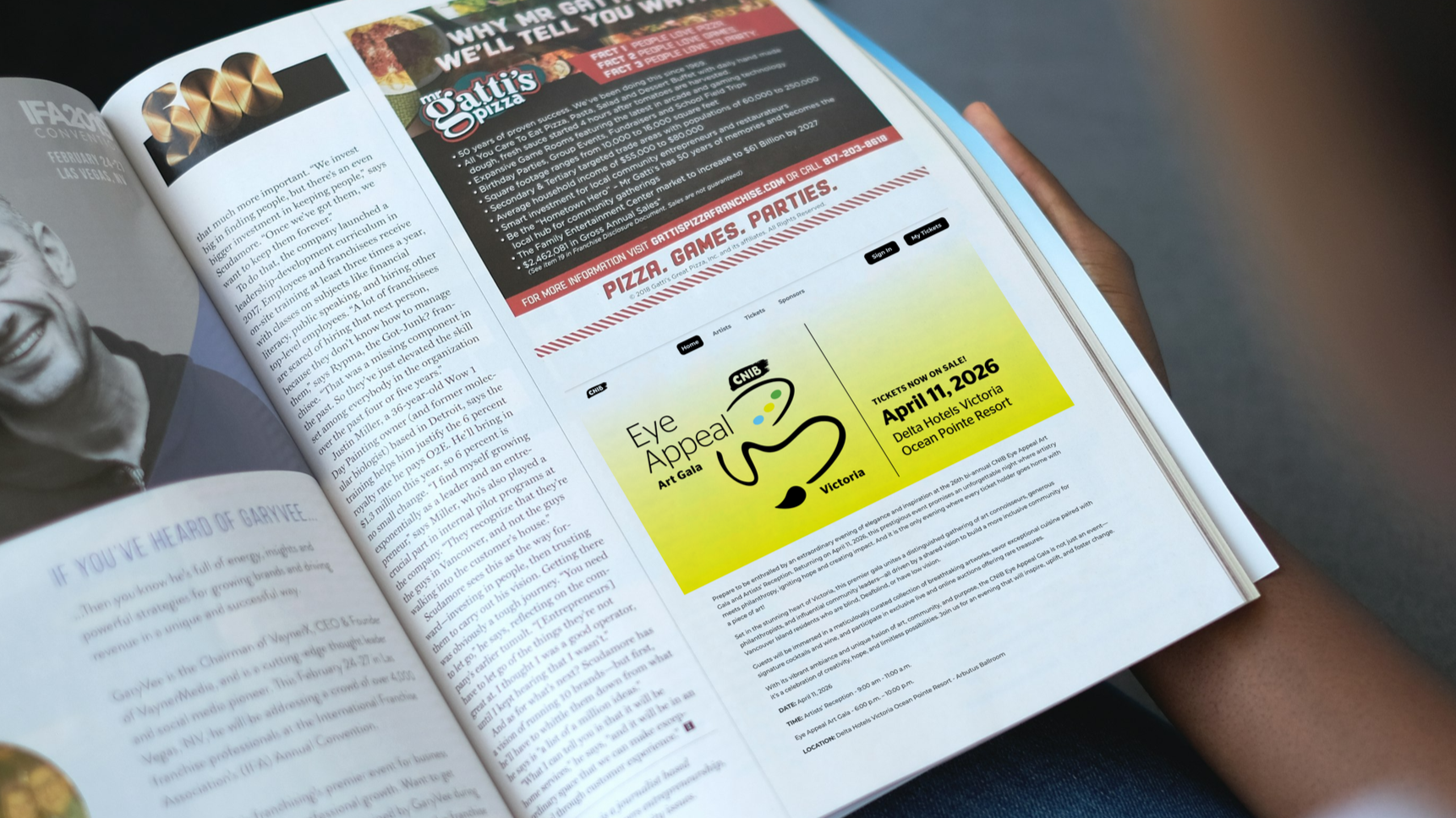 Collaboration with CNIB, EA Art Gala Mockup A, Digital, 2025