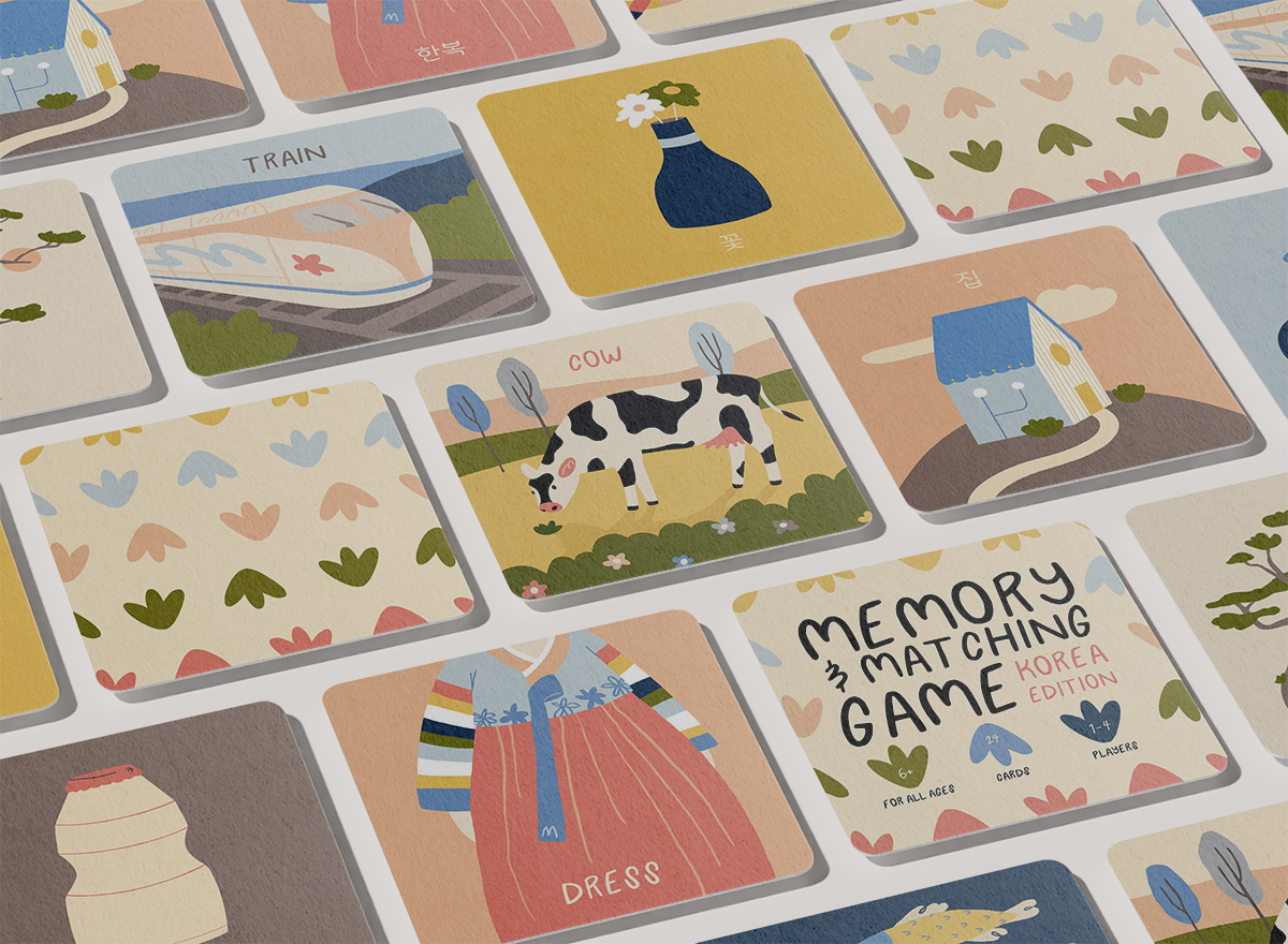 Memory & Matching Game: Korea Edition, Digital, 2024