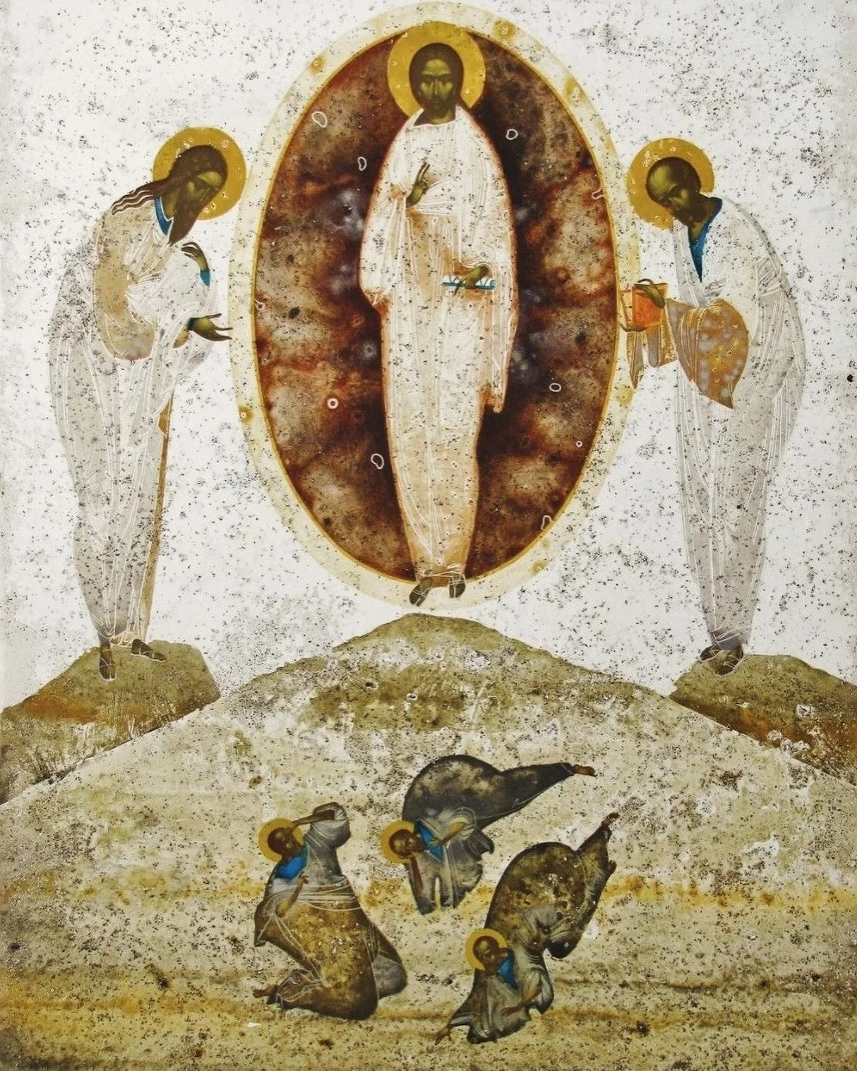 + THE FEAST OF THE TRANSFIGURATION + 
He ascended, He shone brightly and the living and dead beheld Him and bore witness to His divine revelation. As the sun in the sky is bright and beautiful for the eyes to behold, so Christ the true Son is bright 