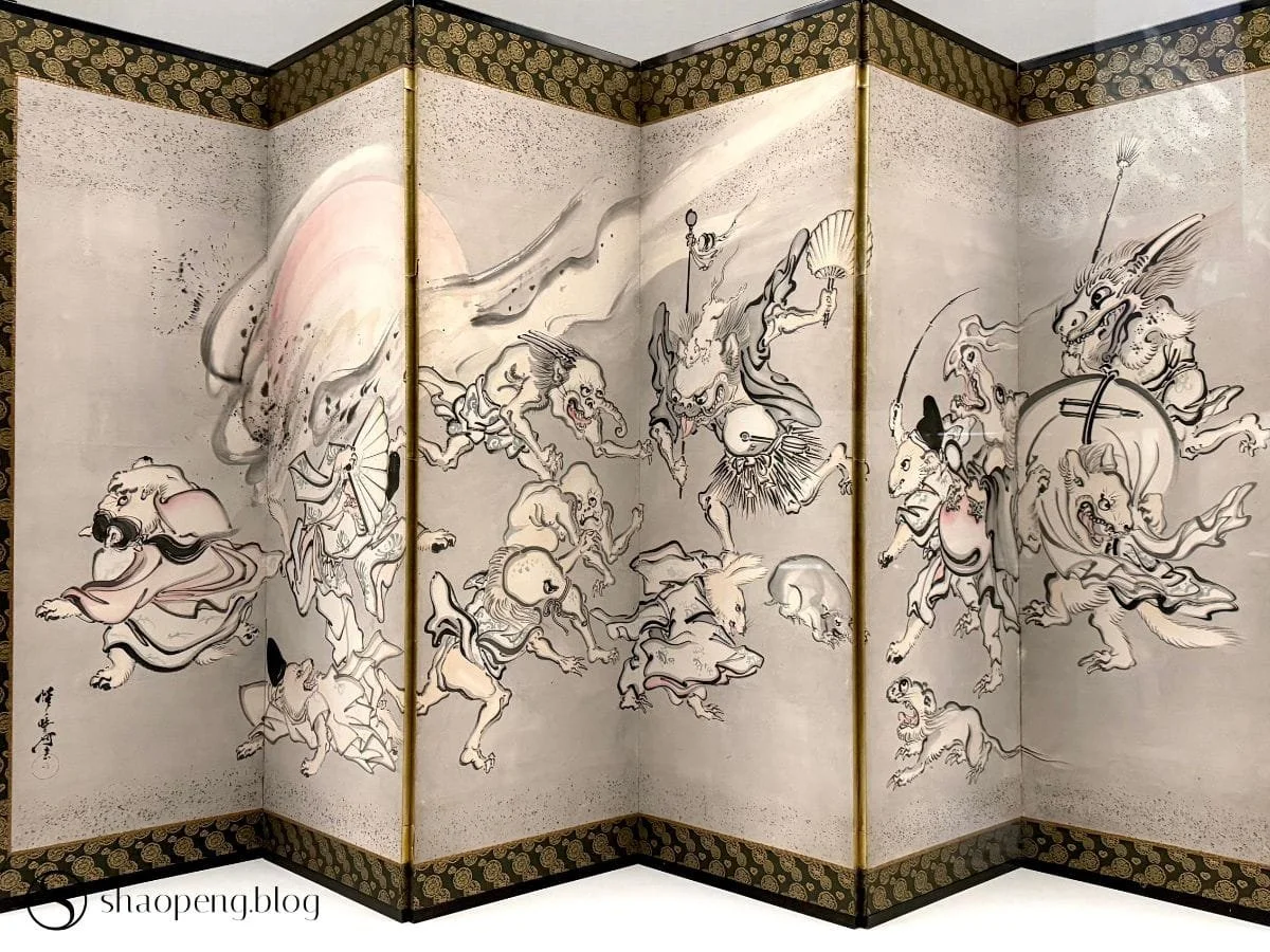 "Night Procession of One Hundred Demons" by Kawanabe Kyosai