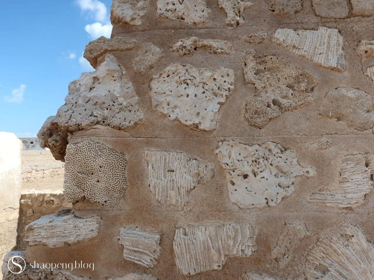 Walls in Al Jazeera Al Hamra in Ras Al Khaimah