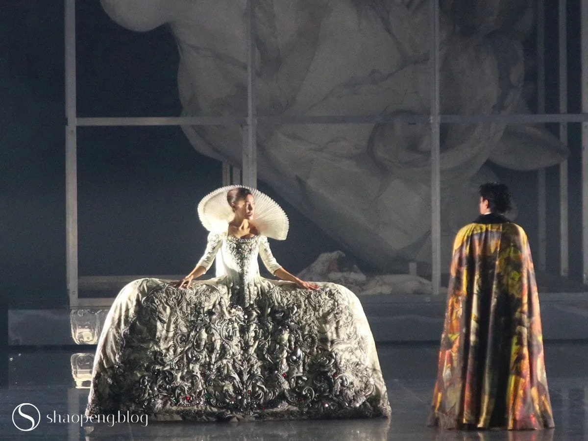 Tamerlane and Saray Mulk Khanum in 'Tamerlano' at Dubai Opera