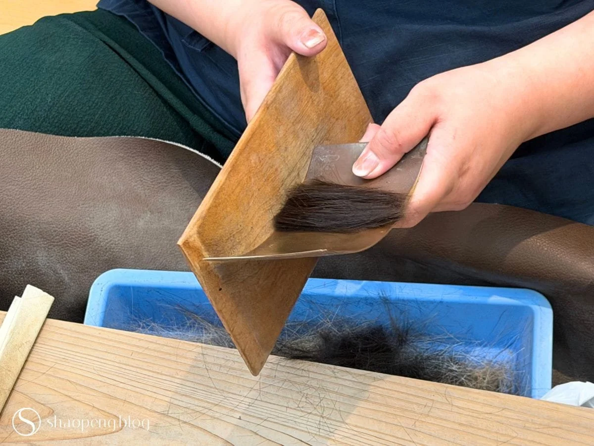 Making of Nara Fude at Akashiya