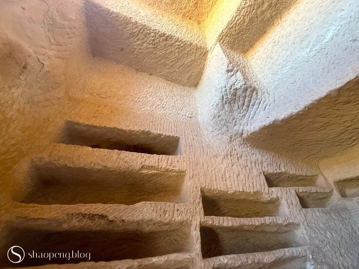 Inside Tomb No. 26 at Jabal Al-Banat | Hegra