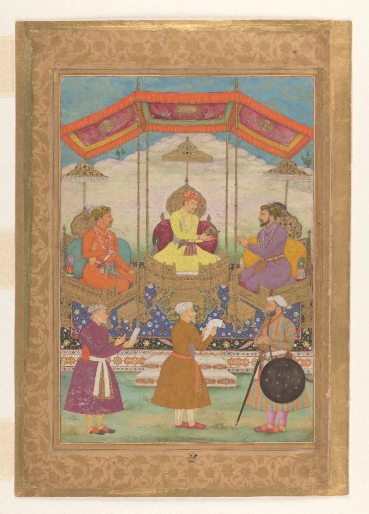 Mughal emperors Akbar, Jahangir, and Shah Jahan | Chester Beatty Library