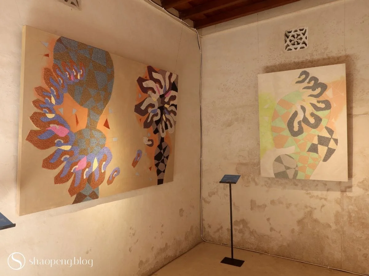 Textile works by Ilja Visser | Ras Al Khaimah Art Festival