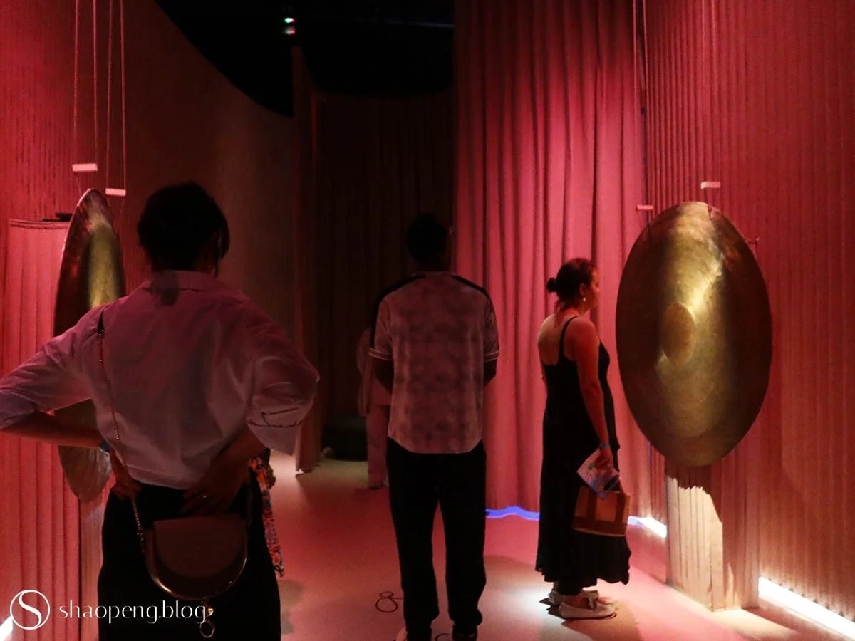 Sound bath at the Museum of Future, Dubai