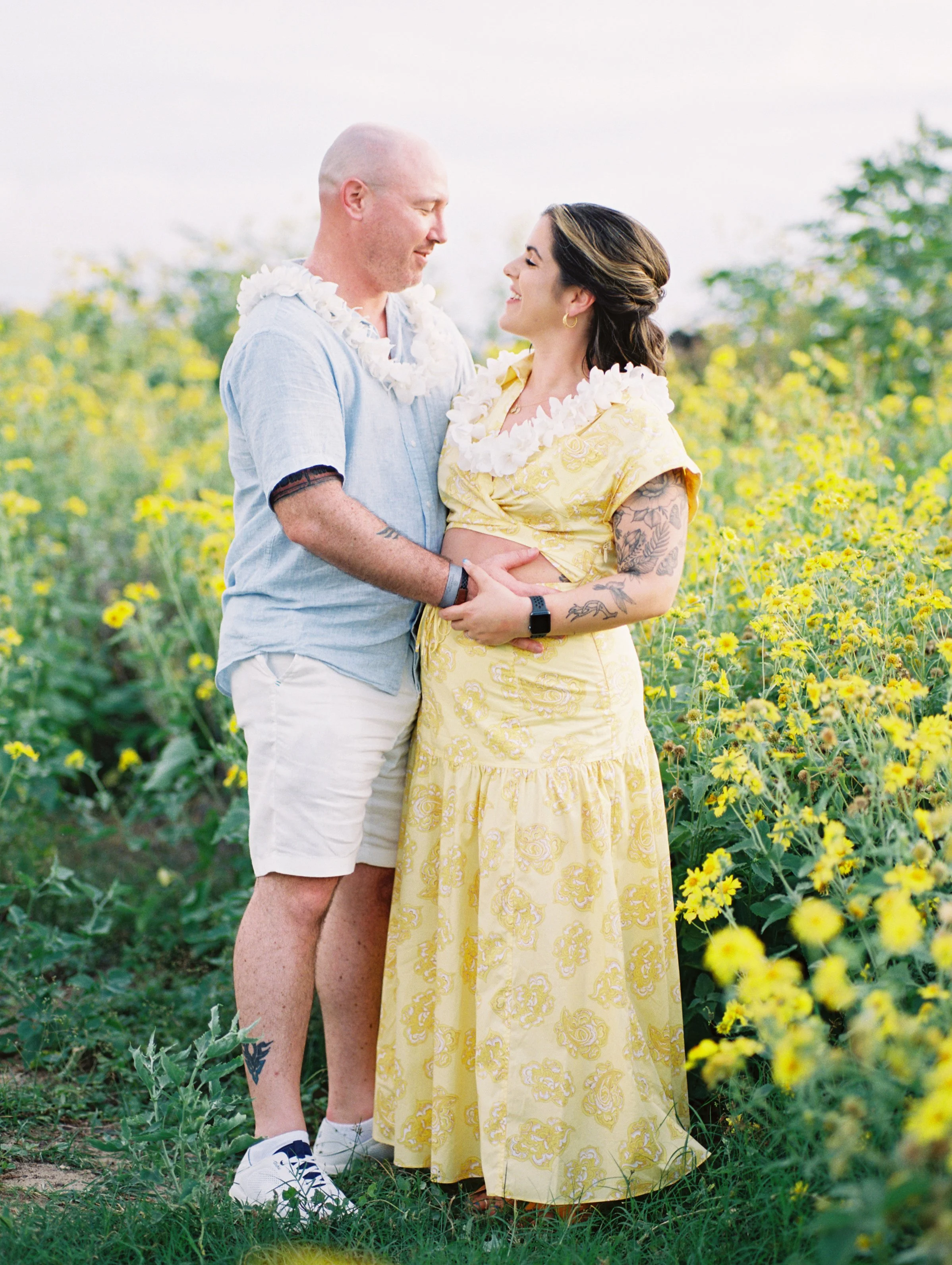 Wedding portraits at Molokini Lookout ceremony location at Gather on Maui.