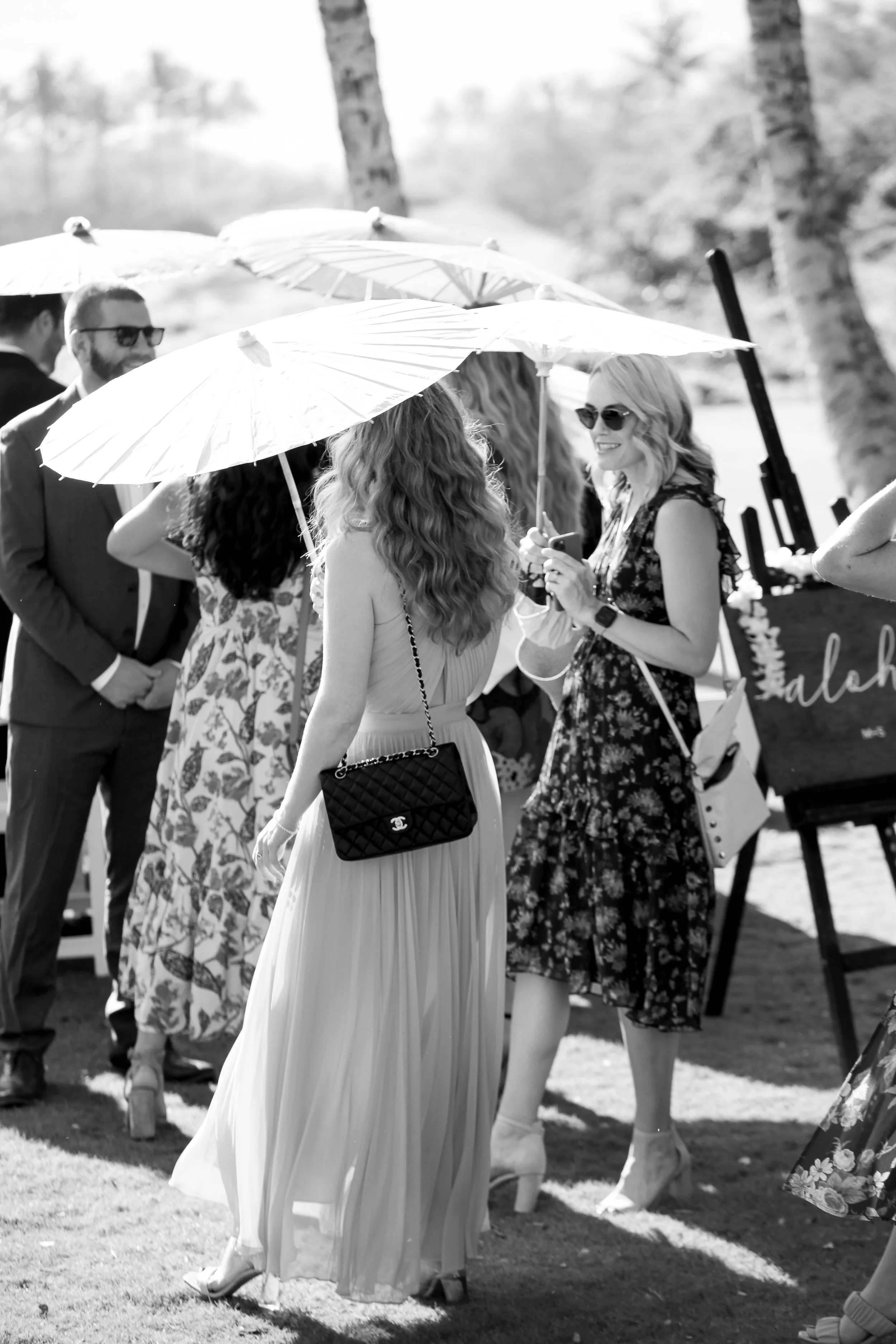 Medium-format film wedding photography at Gather on Maui featuring sunset portraits and ocean views in Wailea, Hawaii.