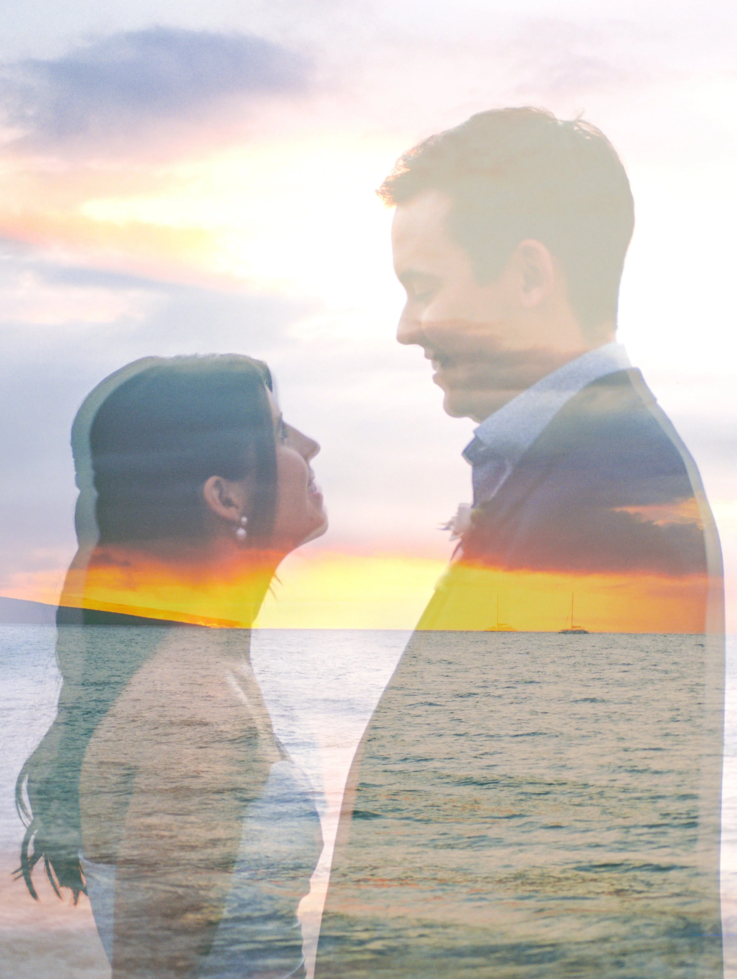 Top film wedding photographer for Maui in Wailea