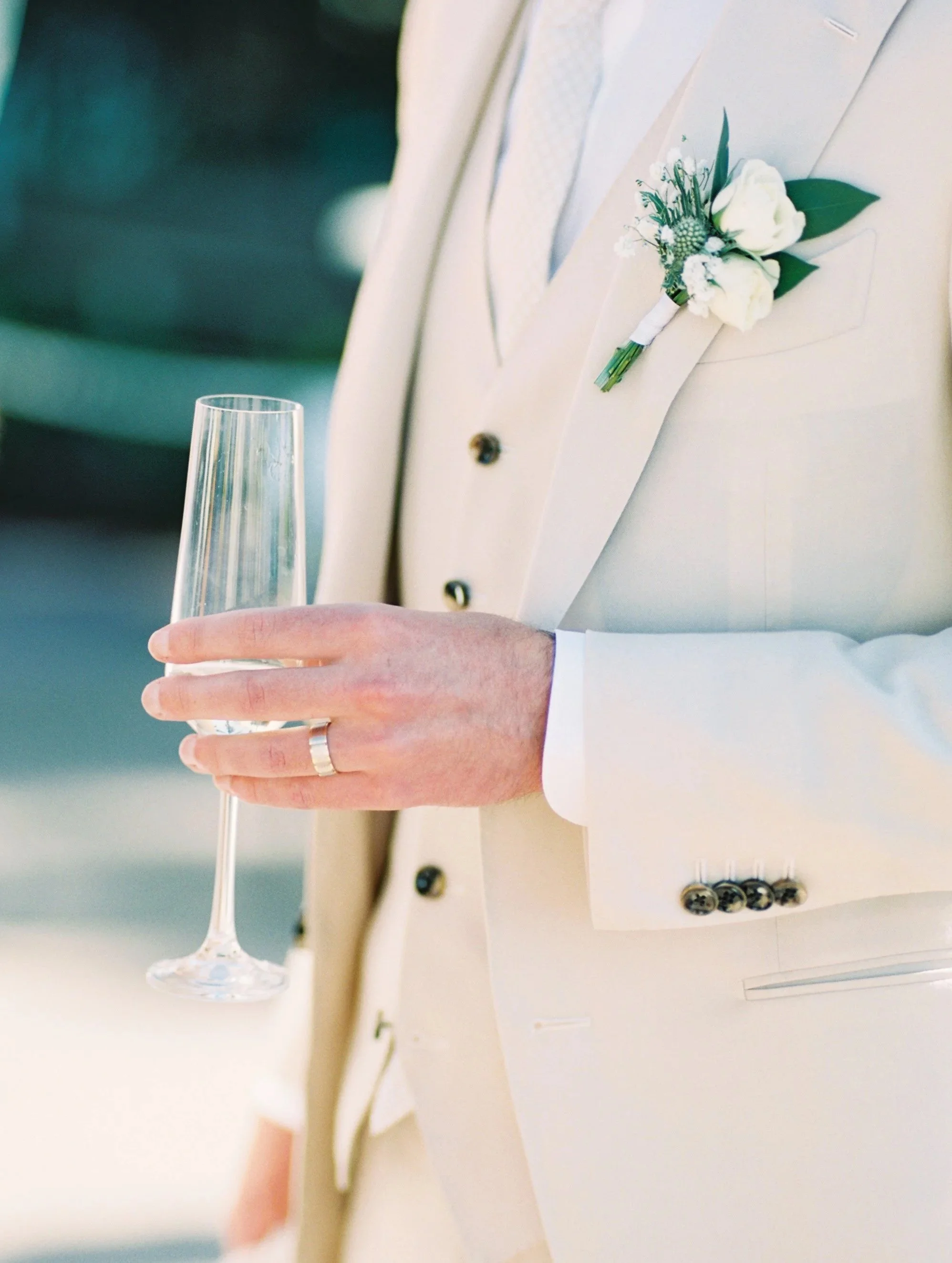Kona Kai San Diego wedding captured using film photography