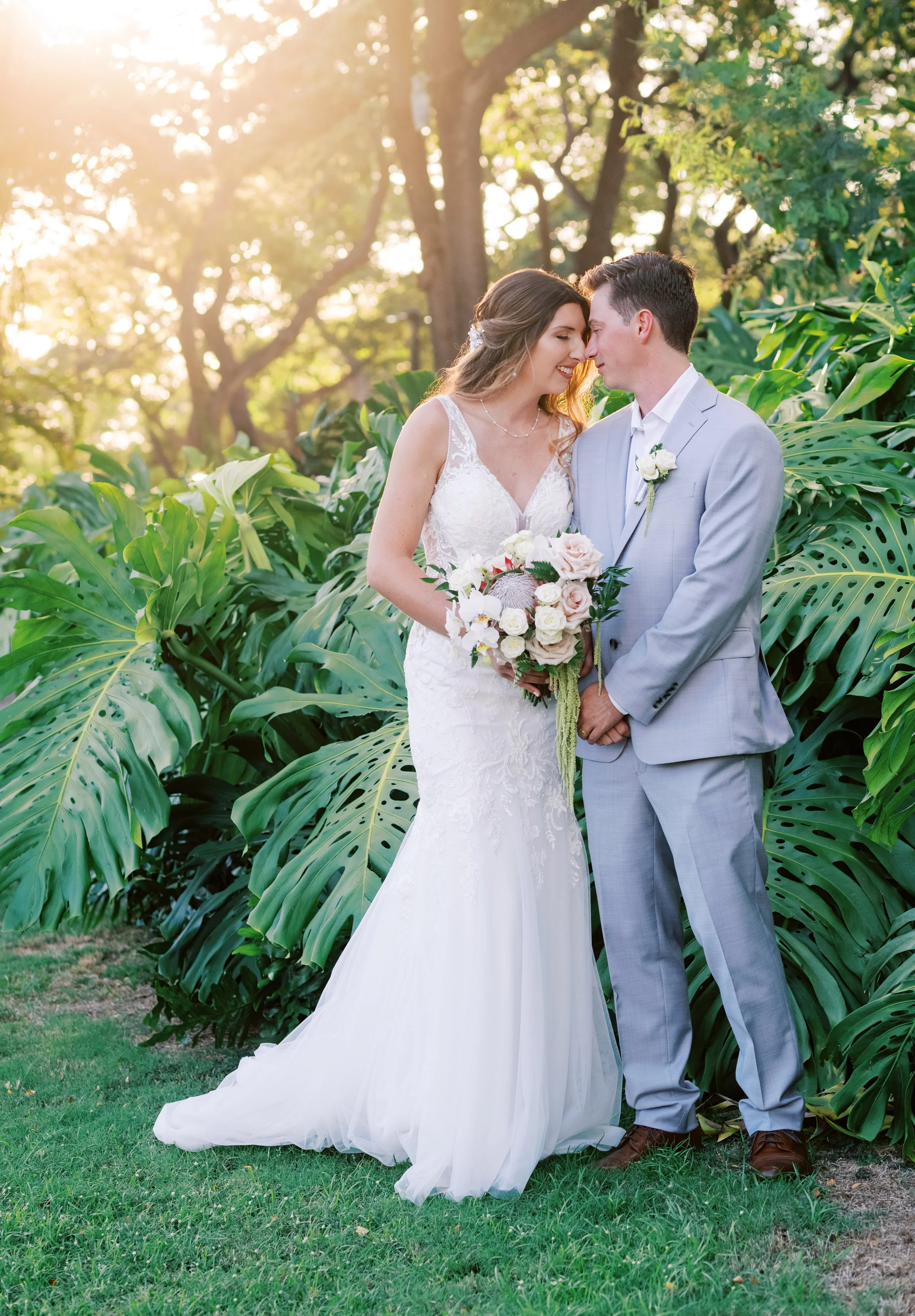 An intimate elopement at Gather on Maui in Wailea Hawaii captured on film.