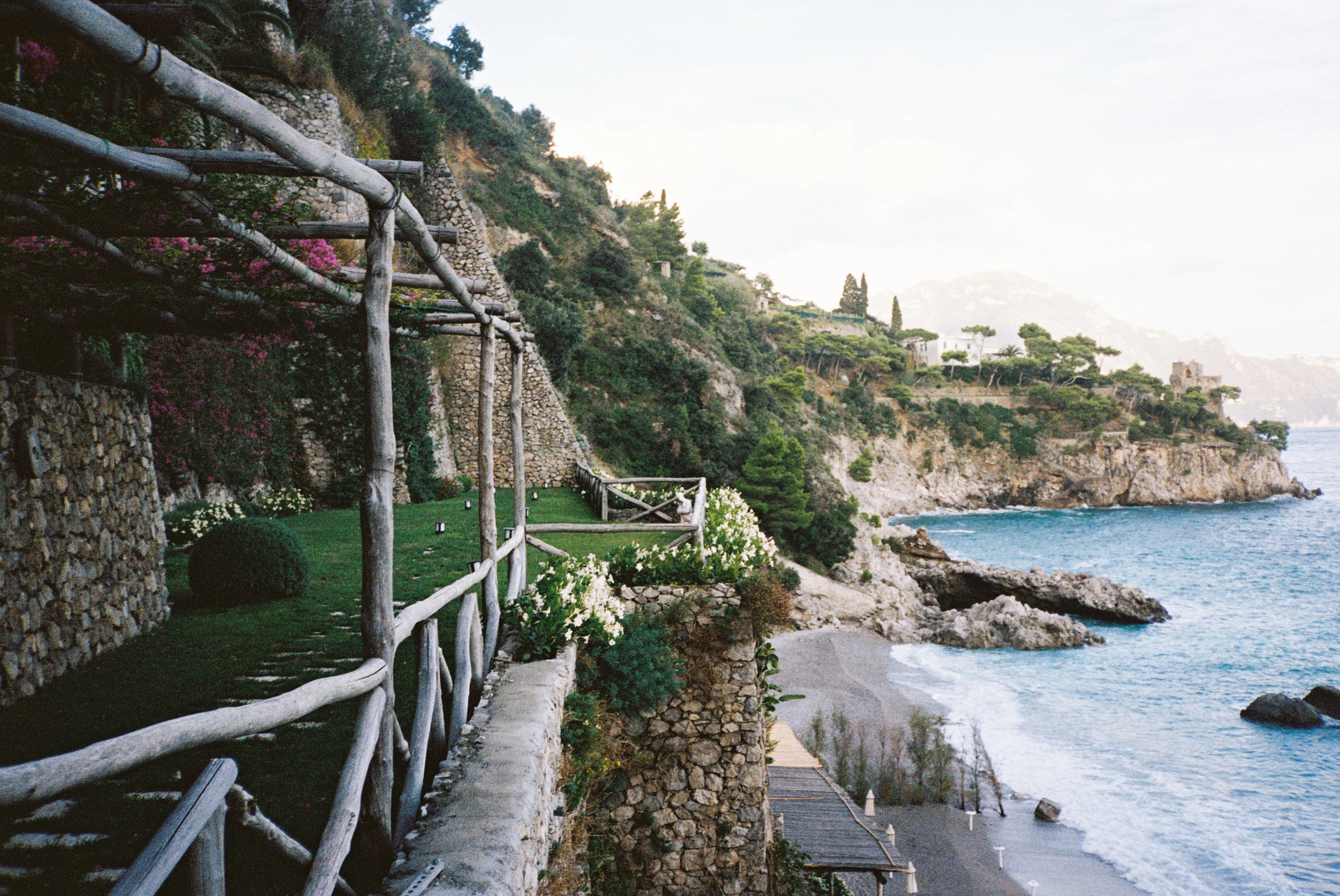 The Borgo in the Amalfi Coast fine art wedding on film.
