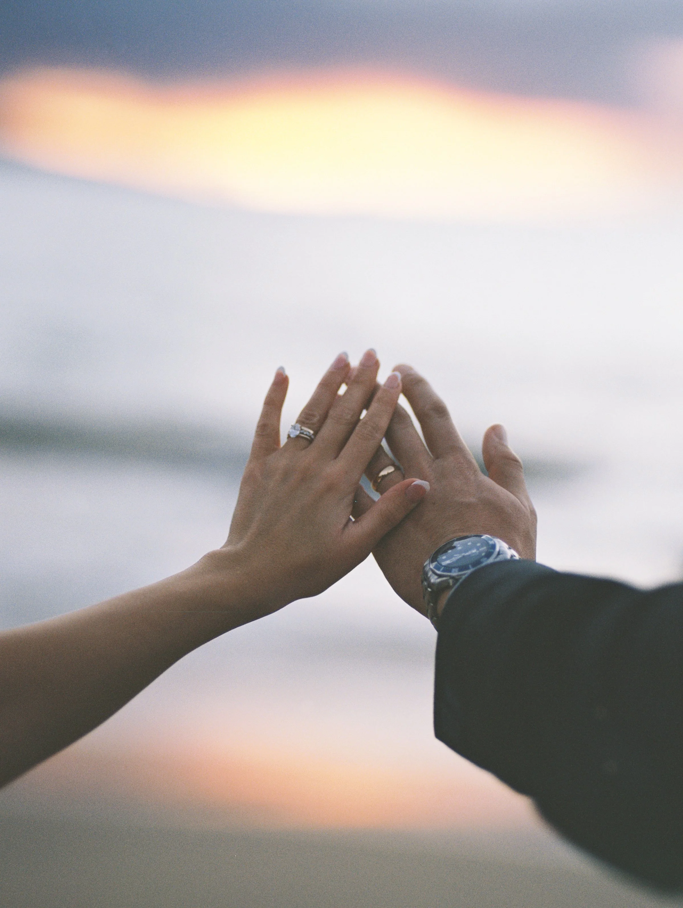 Analog elopement photography at MAUI HAWAII
