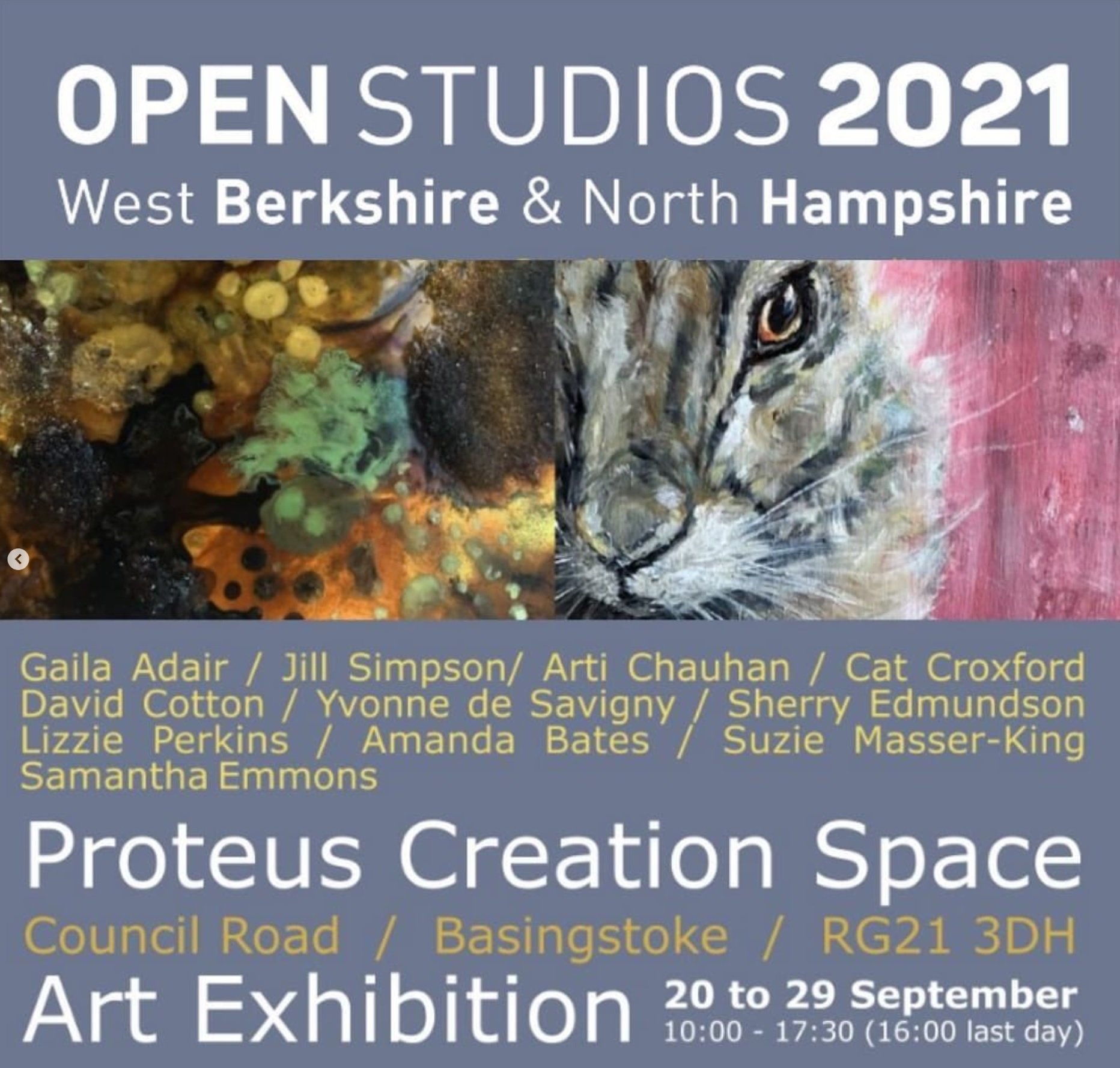 Open Studios, Proteus Creation Space - Sep 2021
