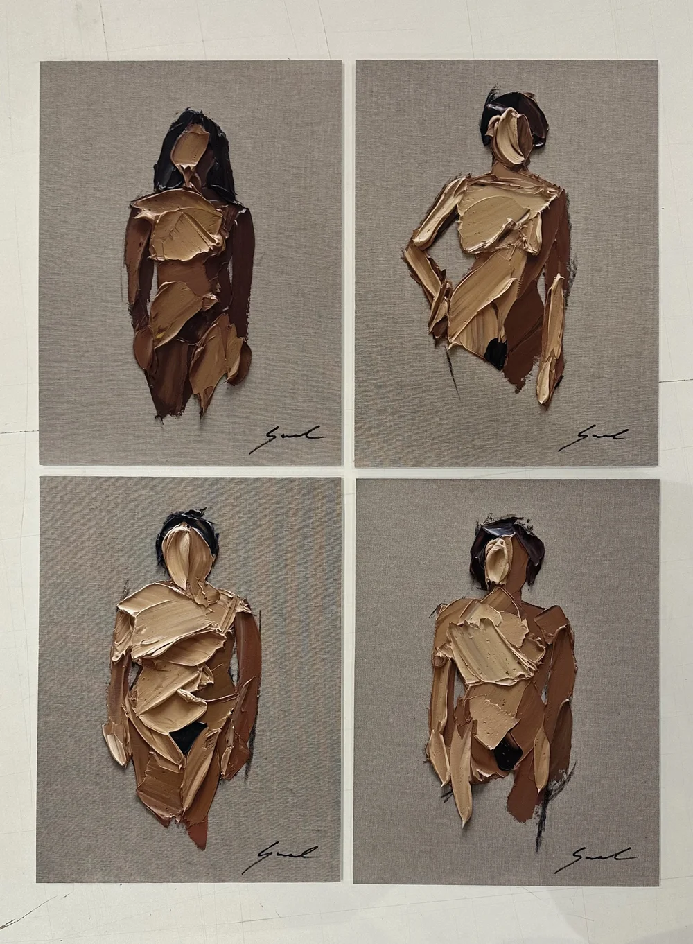 Los cuatro prints de la serie CONTRAPOSTO de Elena Gual que se sortean