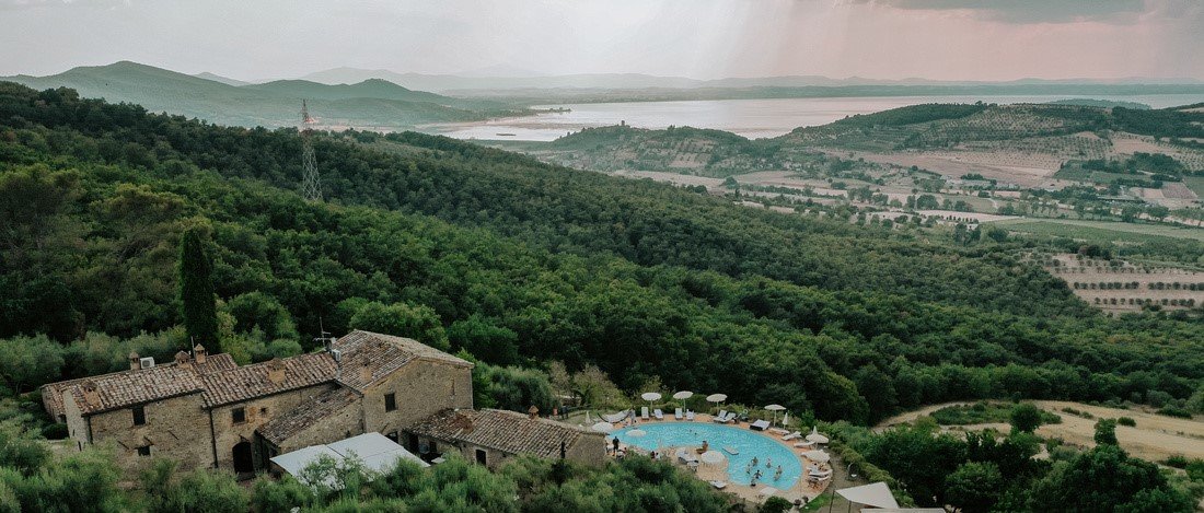 destination italian wedding landscape