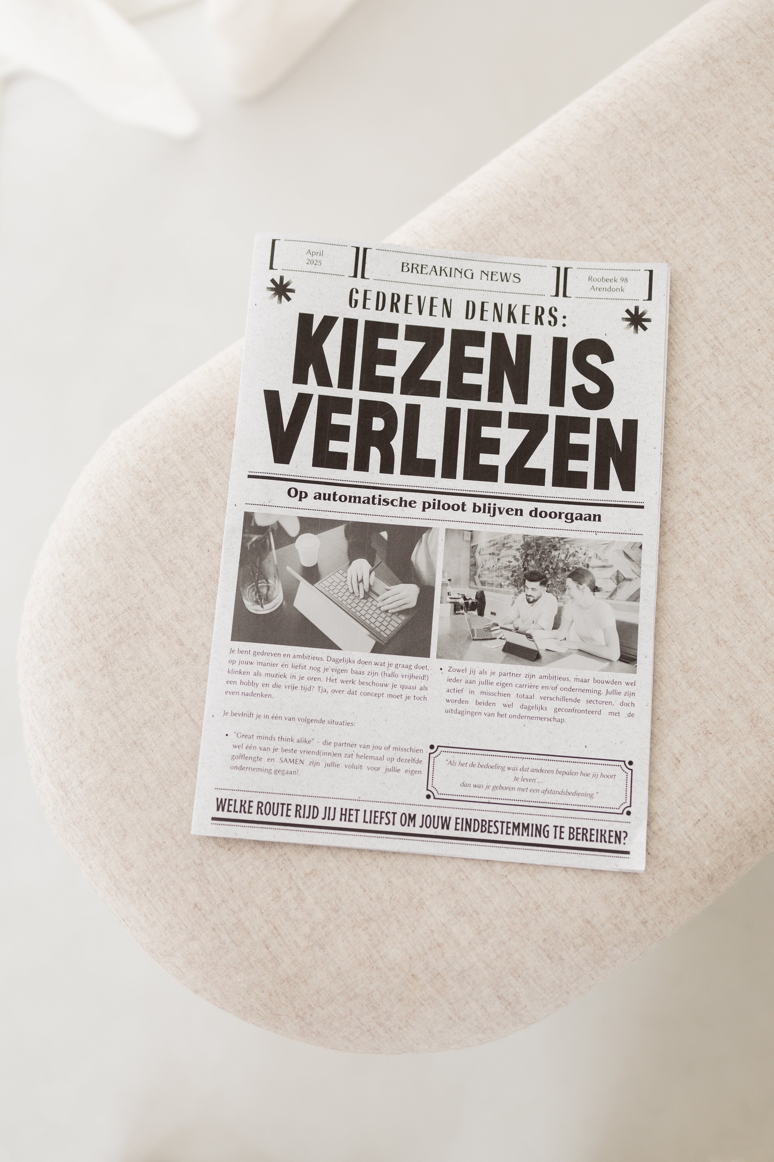 Gedreven Denkers - Voor gedreven denkers die geïnspireerd willen worden én blijven. - magazine