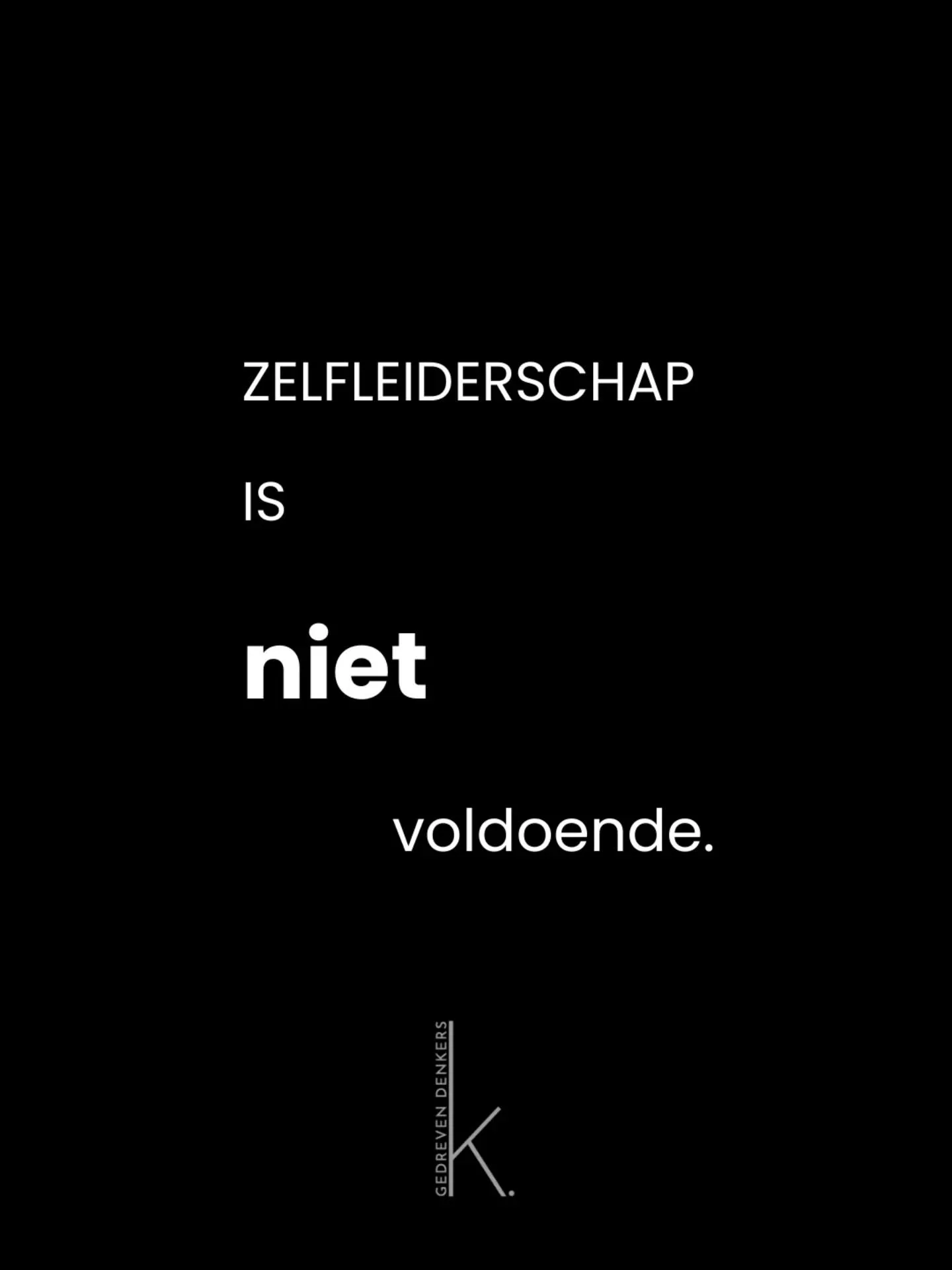 Welkom! 

Laat ons hier niet langer een individueel verhaal van maken. Bouw jij mee 💪🔥? 

#gedrevendenkers #teams #waardengedrevenondernemen #samen #leiderschap