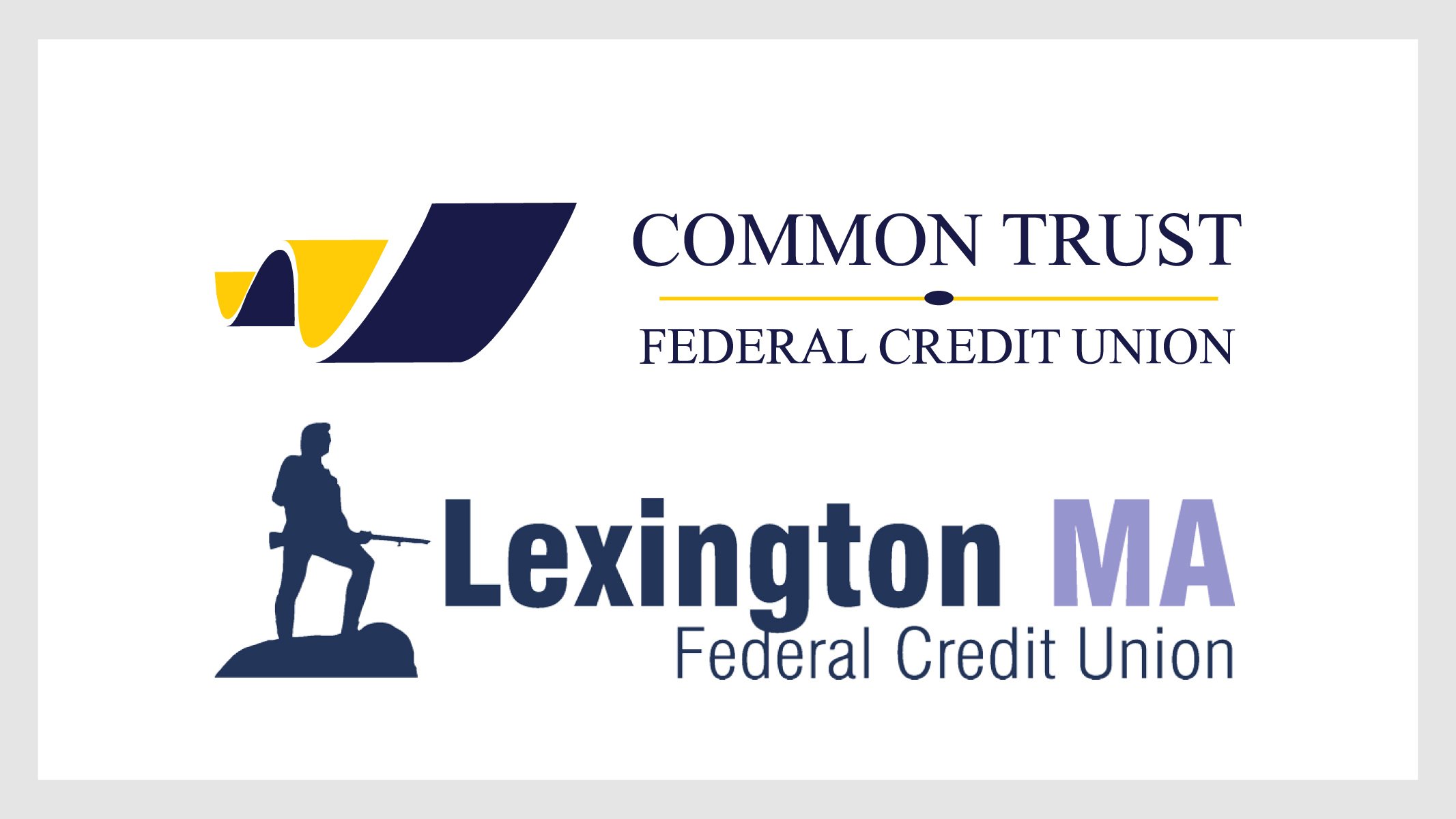 Common Trust FCU & Lexington MA FCU Logos