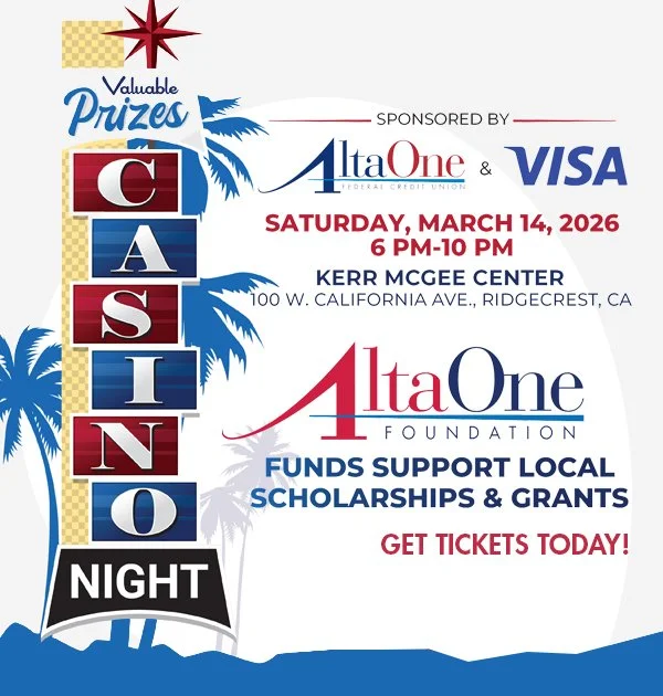 AltaOne Foundation Casino Night | Saturday, March 14, 2026