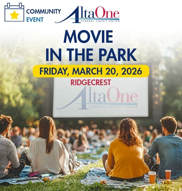 AltaOne and the City of Ridgecrest Parks and Recreation Movie in the Park and Easter Egg Hunt Event | March 20, 2026