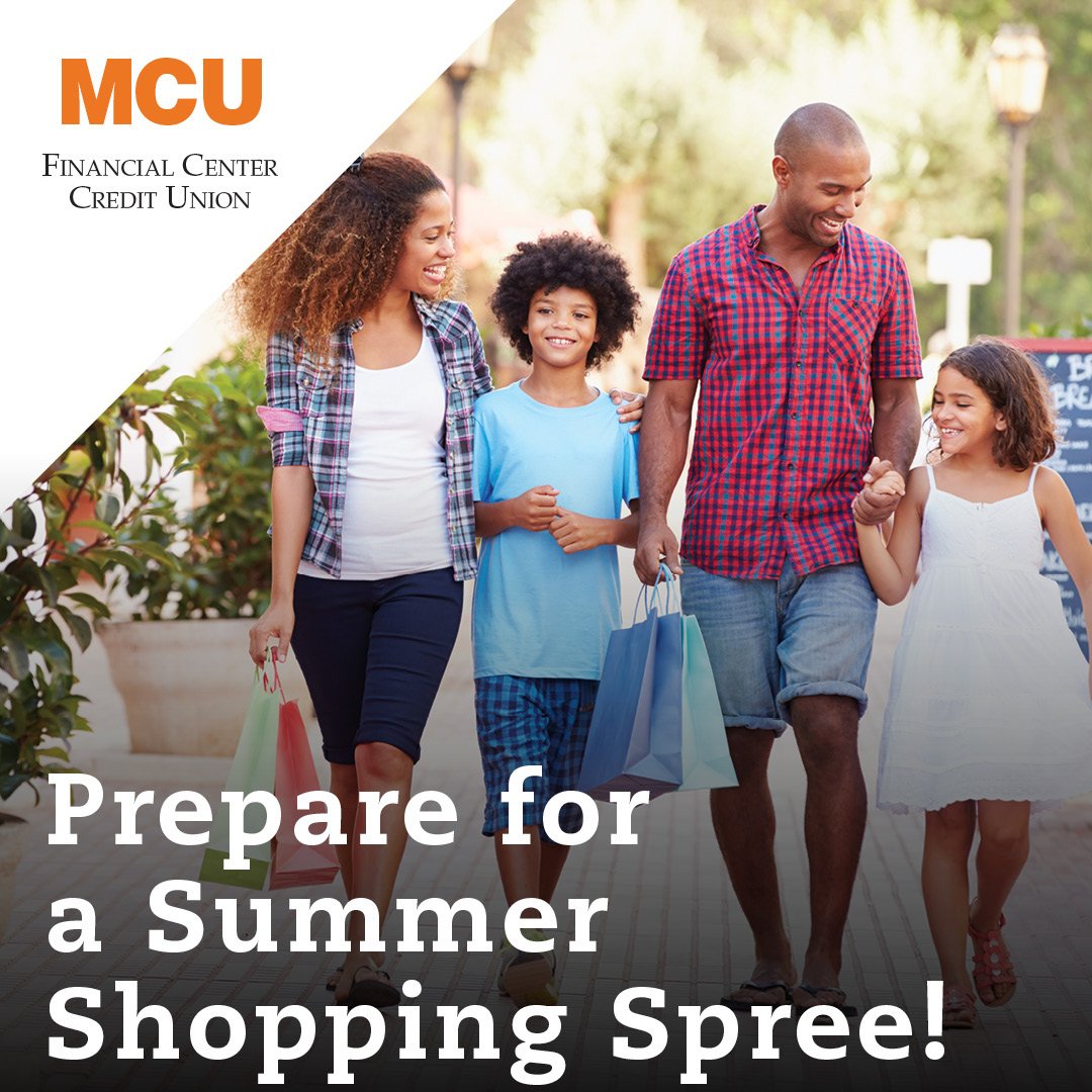 As the temperature rises, you might be thinking about your upcoming summer shopping spree. With a checking account from MCU Financial Center Credit Union, we&rsquo;ll make sure you&rsquo;re able to spend as easily as possible. And with card controls 