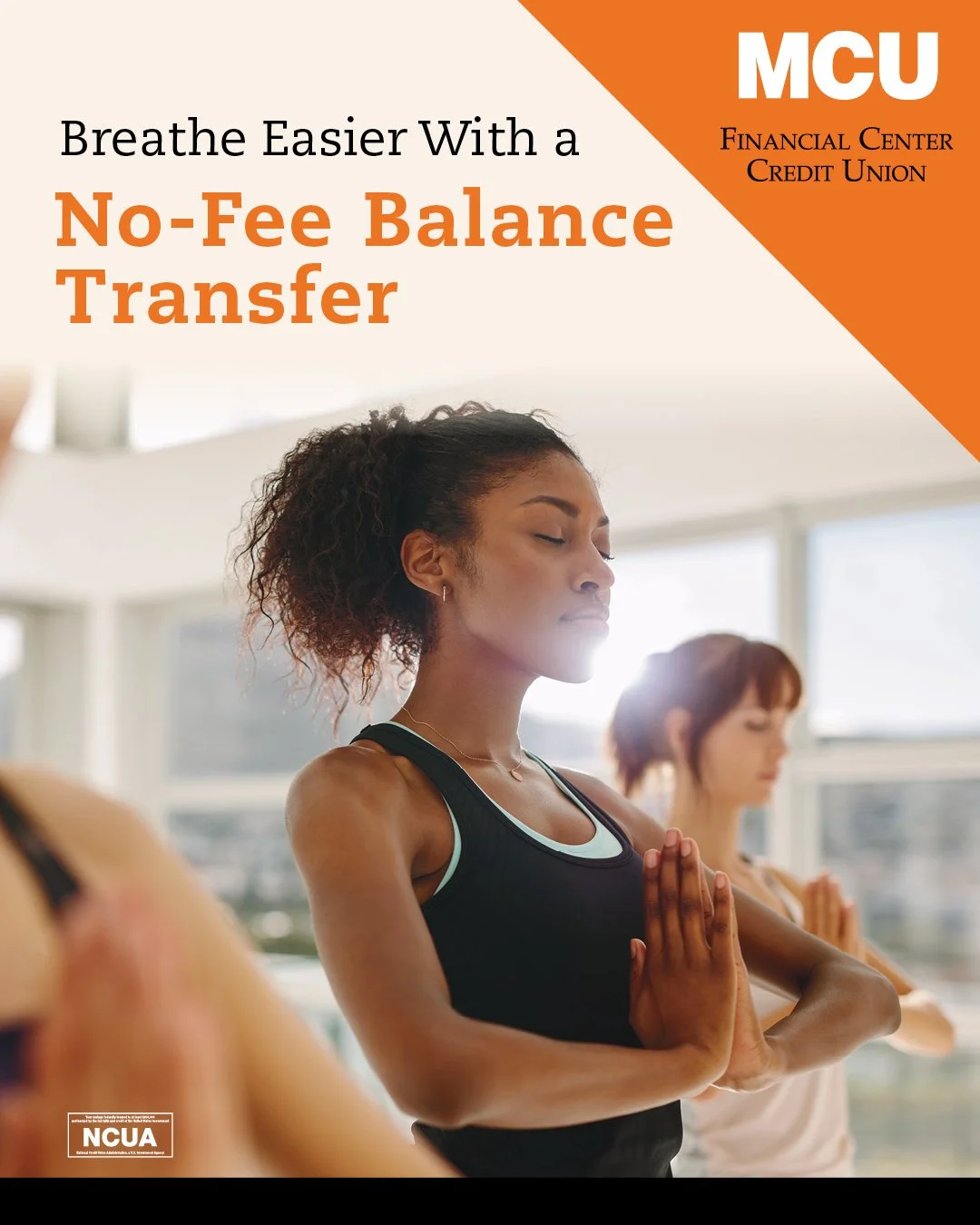 High-interest balances stressing you out? Breathe a sigh of relief with a $0 balance transfer fee! When you transfer your balances to an MCU Credit Card, you&rsquo;ll enjoy no balance transfer fee and a low 9.99% APR,* helping you save on interest an
