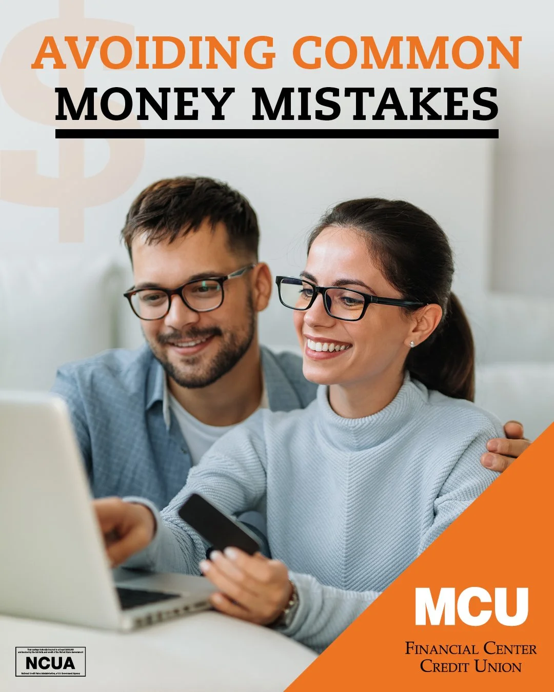 We all make mistakes, but some become more costly as you move further along your financial journey. Here are a few common money mistakes and how to avoid them:

&bull;	Living beyond your means: Make sure your purchases fit your lifestyle. If you can&