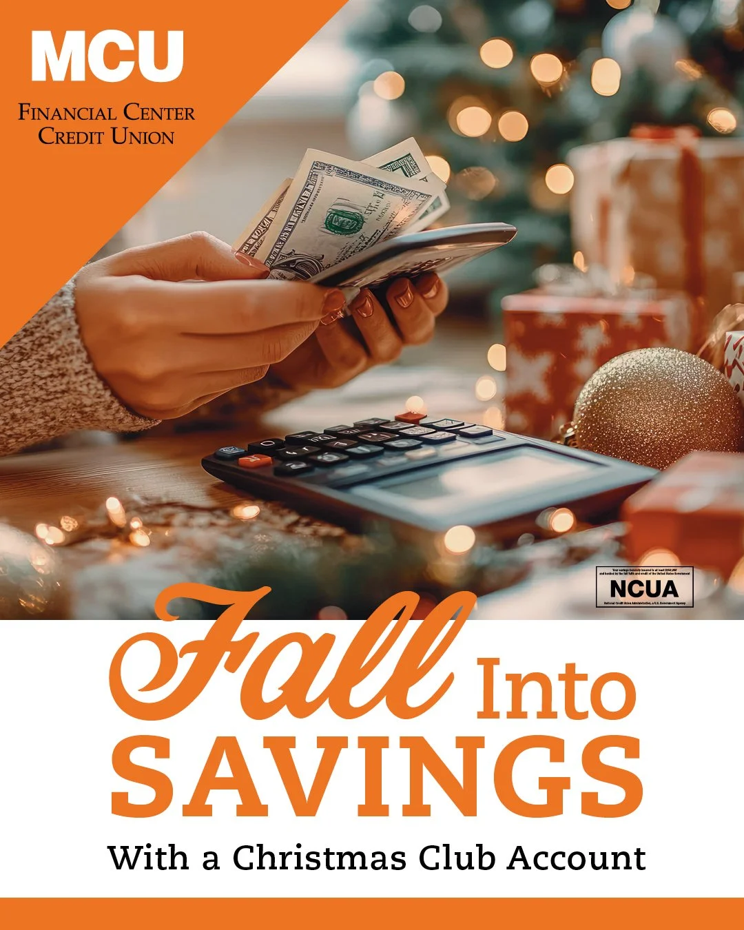 Happy first day of fall! A new season is the perfect time to turn over a new leaf with your savings. 🍂 Get a head start on your holiday savings with a Christmas Club account. With convenient payroll transfers, you can watch your savings pile up like