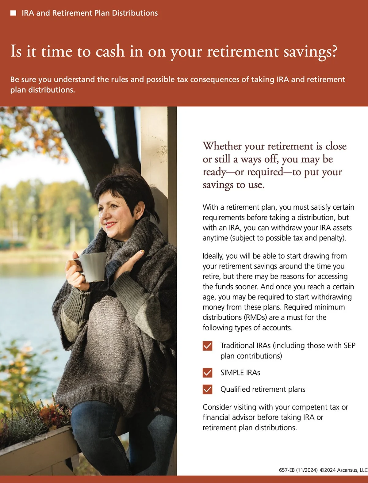 IRA and Retirement Plan Distributions