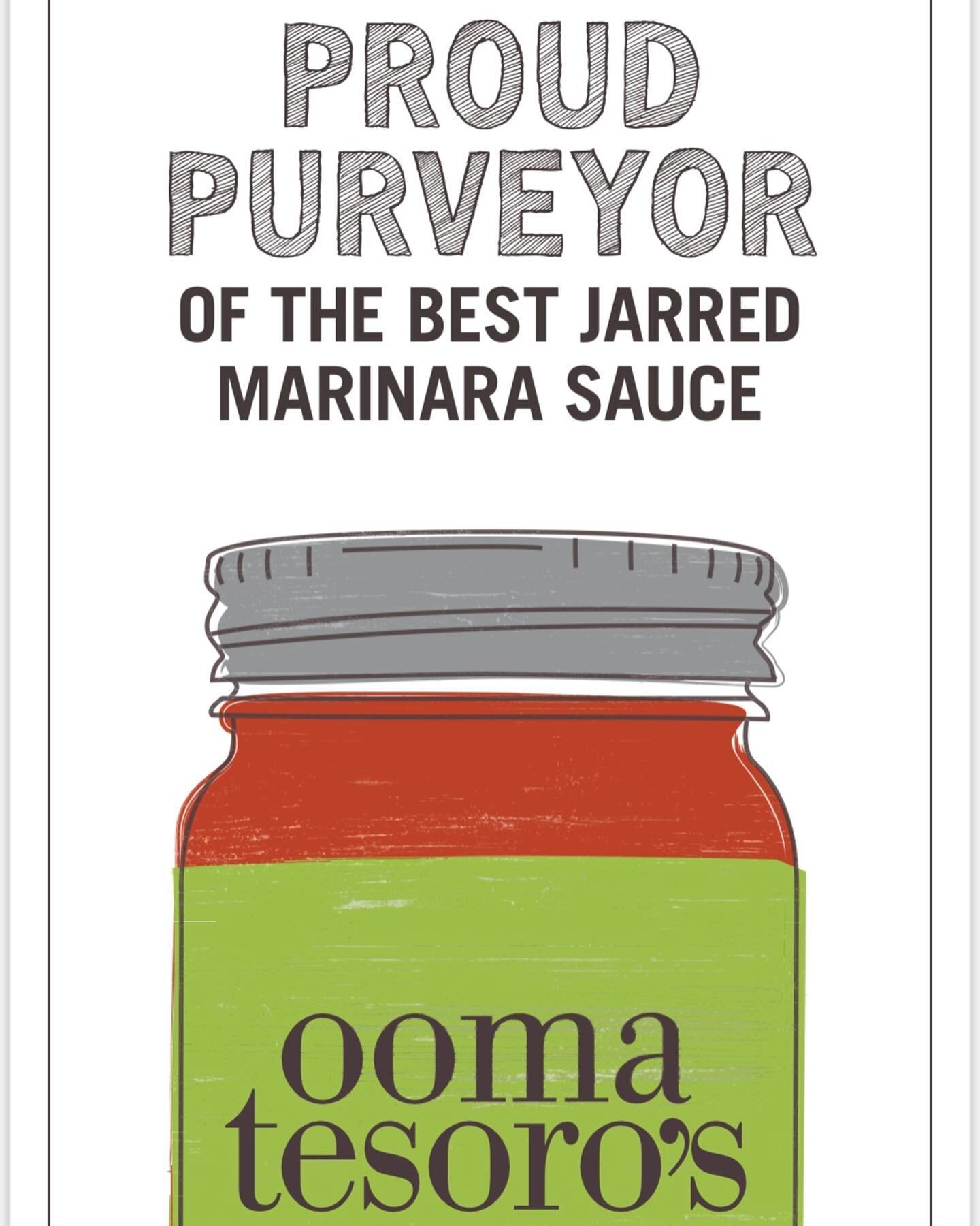 Do you want to be a proud purveyor of the #bestjarredmarinara ? Or do you want to see Ooma Tesoro&rsquo;s&reg;️ marinara on the shelves of your favorite fine food market? Email us! Get in touch! sales@oomatesoros.com #purveyor #finefoods #oomatesoros