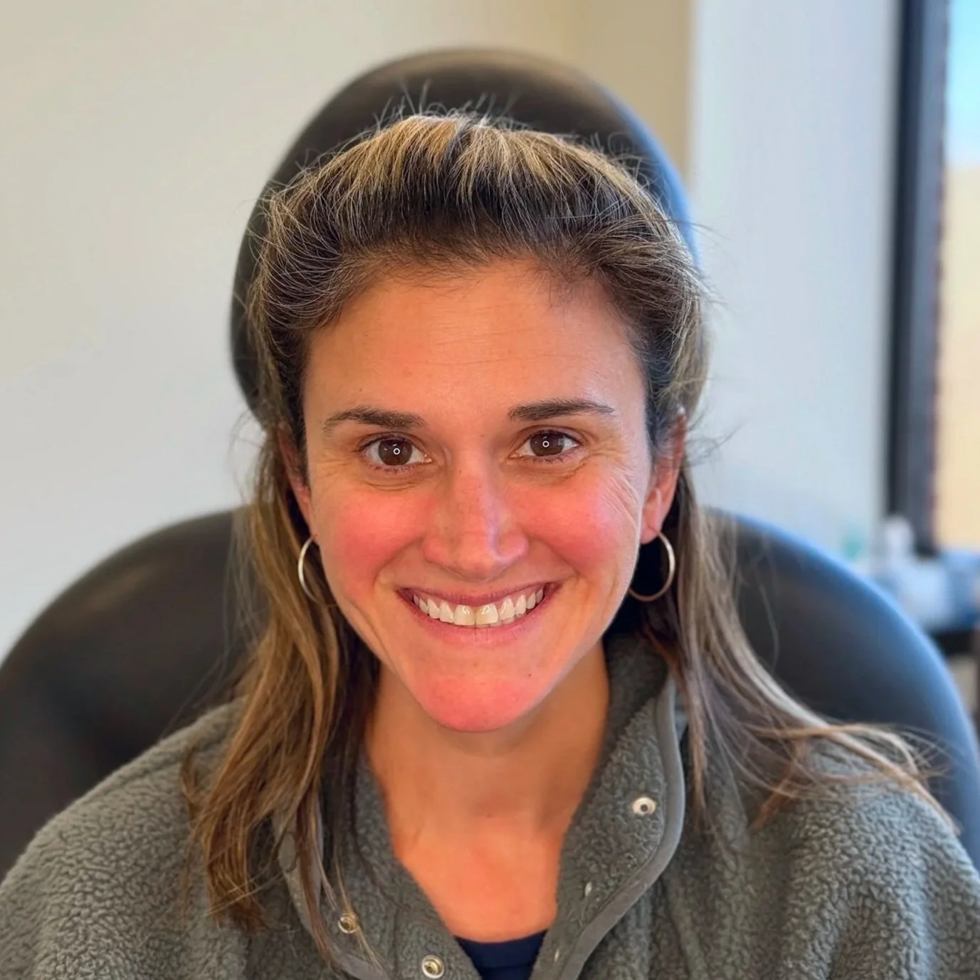Female client after Neurotoxin treatment at Morph Med Spa in Ridgefield, CT – smoother forehead, brow, and eye-area appearance