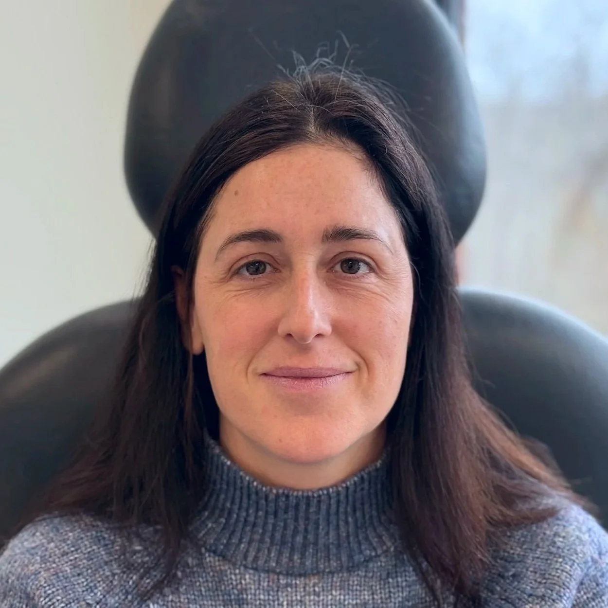 Female client before Neurotoxin treatment at Morph Med Spa in Ridgefield, CT – visible forehead, brow, and eye-area expression lines