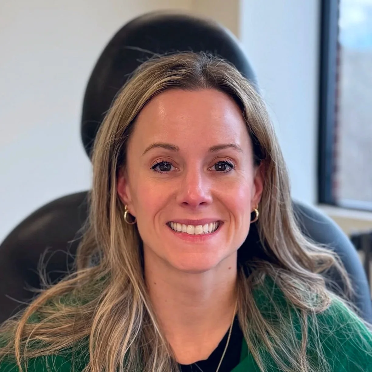 Female client before Neurotoxin treatment at Morph Med Spa in Ridgefield, CT — visible forehead and brow expression lines
