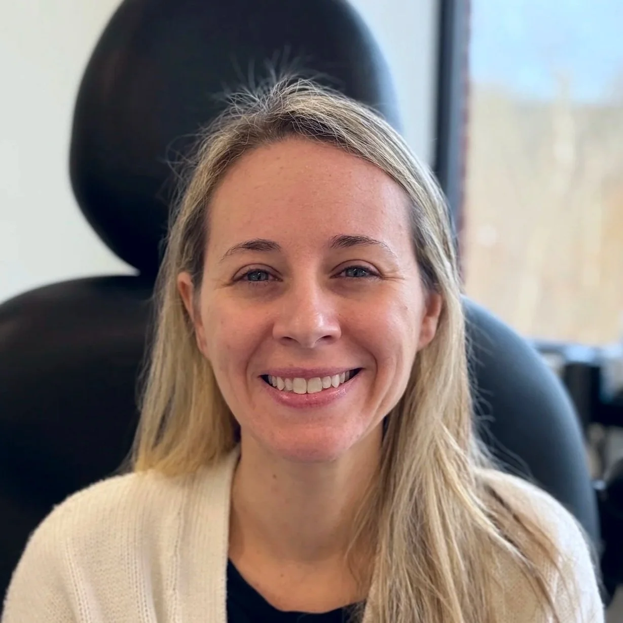 Female client before Neurotoxin treatment at Morph Med Spa in Ridgefield, CT – visible forehead, brow, and eye-area expression lines