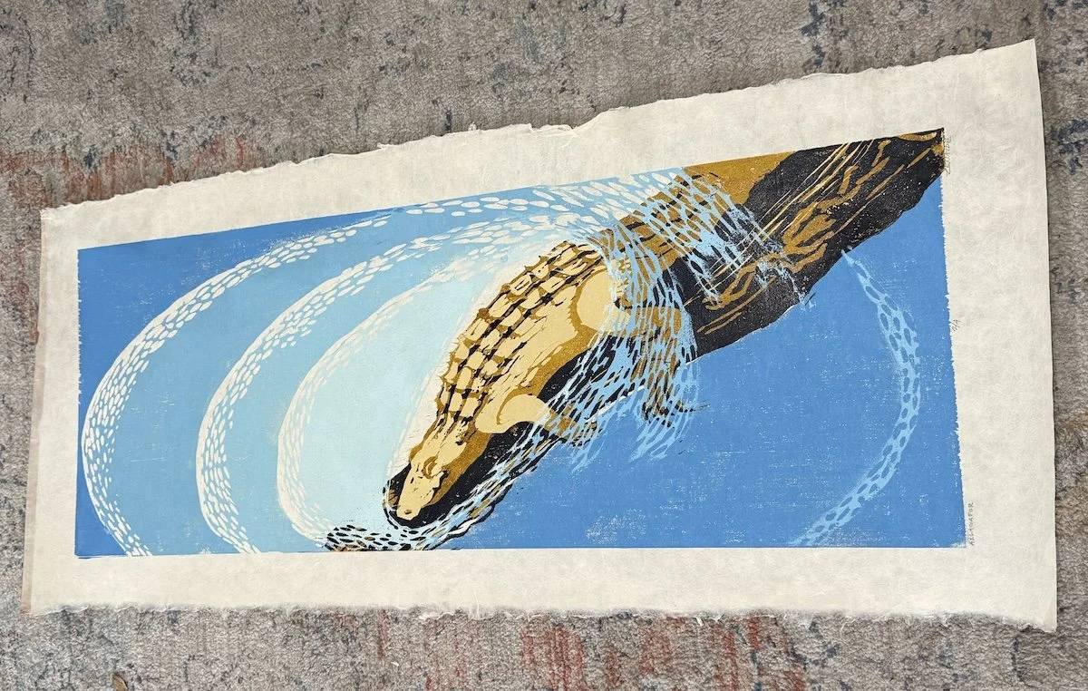 benefit exhibition featuring woodcut prints of l. zenaide luhr opens april 3